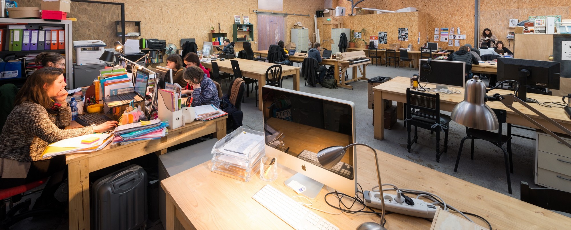 L'espace de coworking d'Ici Montreuil.