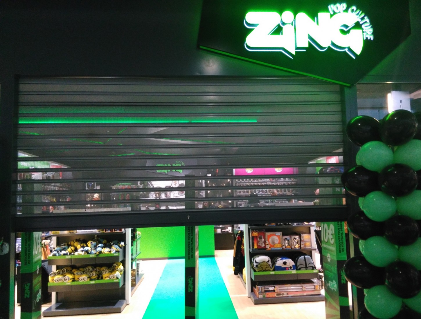Le premier magasin européen Zing Pop Culture, à Belle Epine.