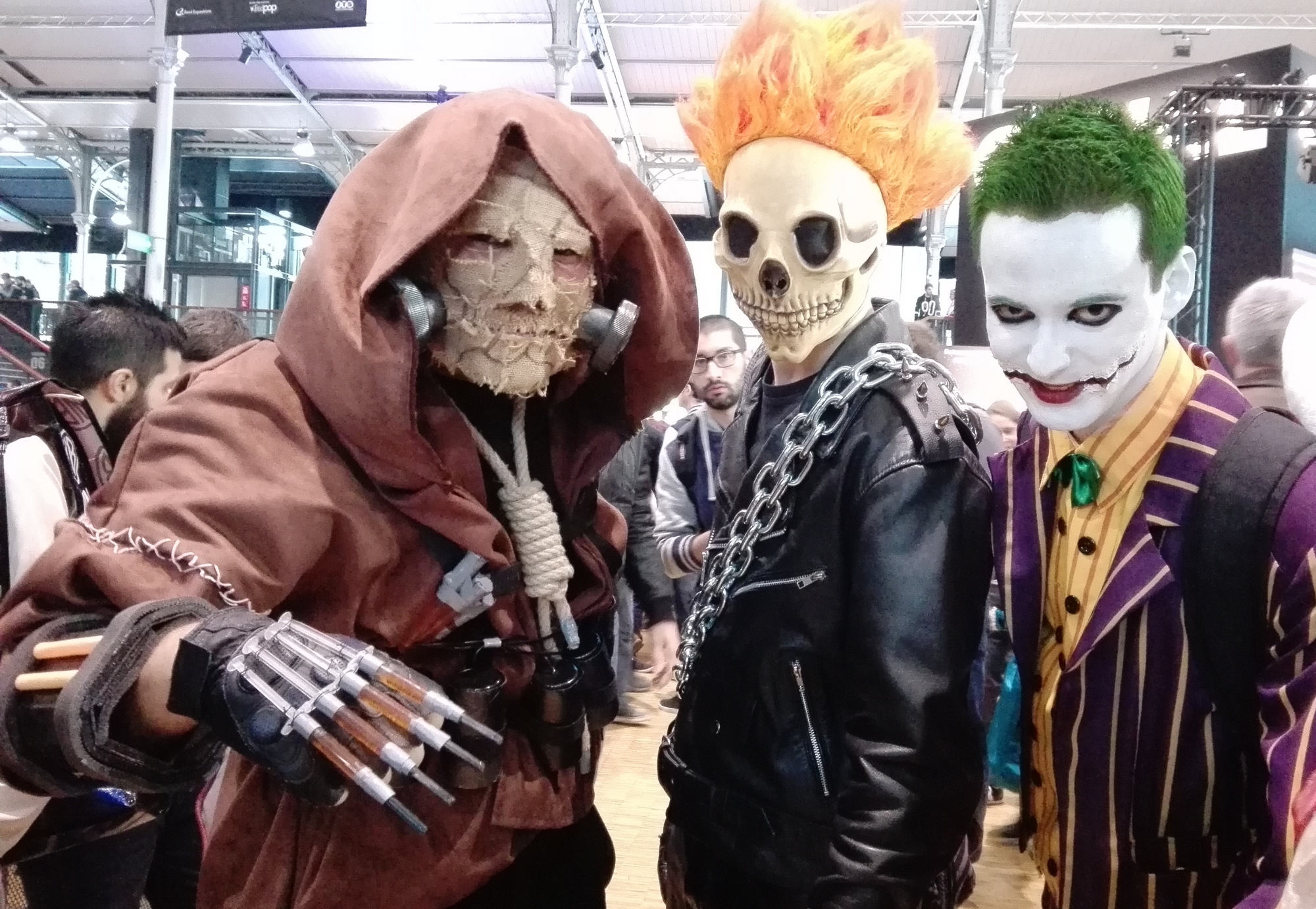 Cosplayeurs au Comic Con Paris 2016