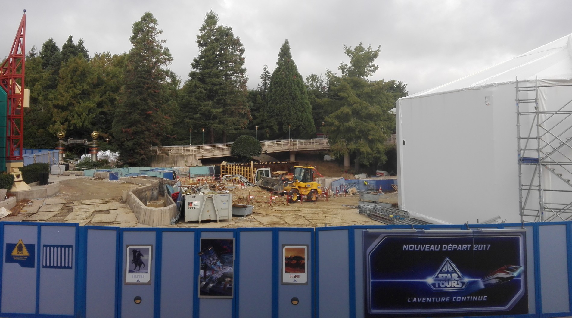 Star Tours - Chantier - Disneyland Paris - Octobre 2016