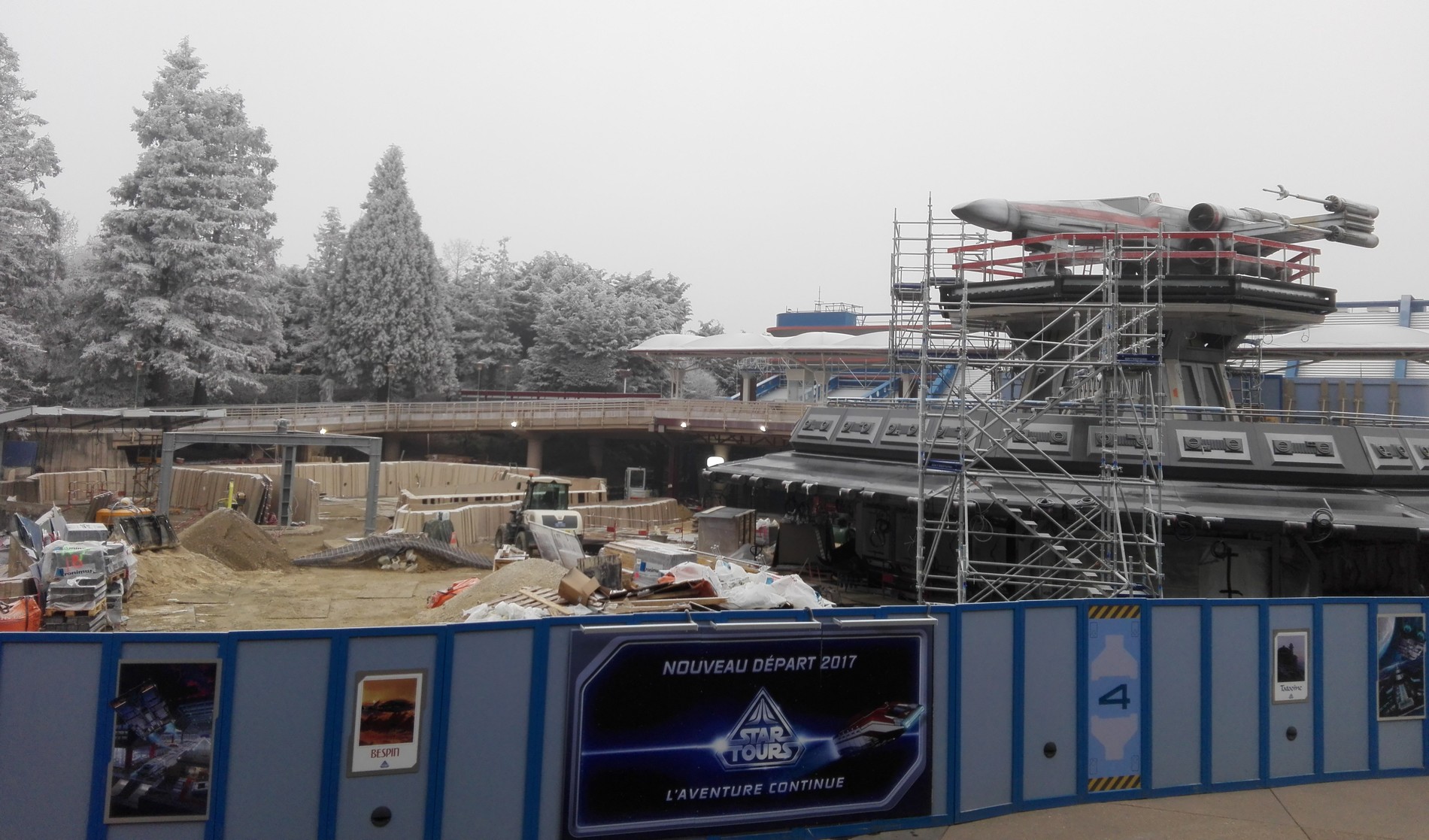 Star Tours - Chantier - Disneyland Paris - Décembre 2016