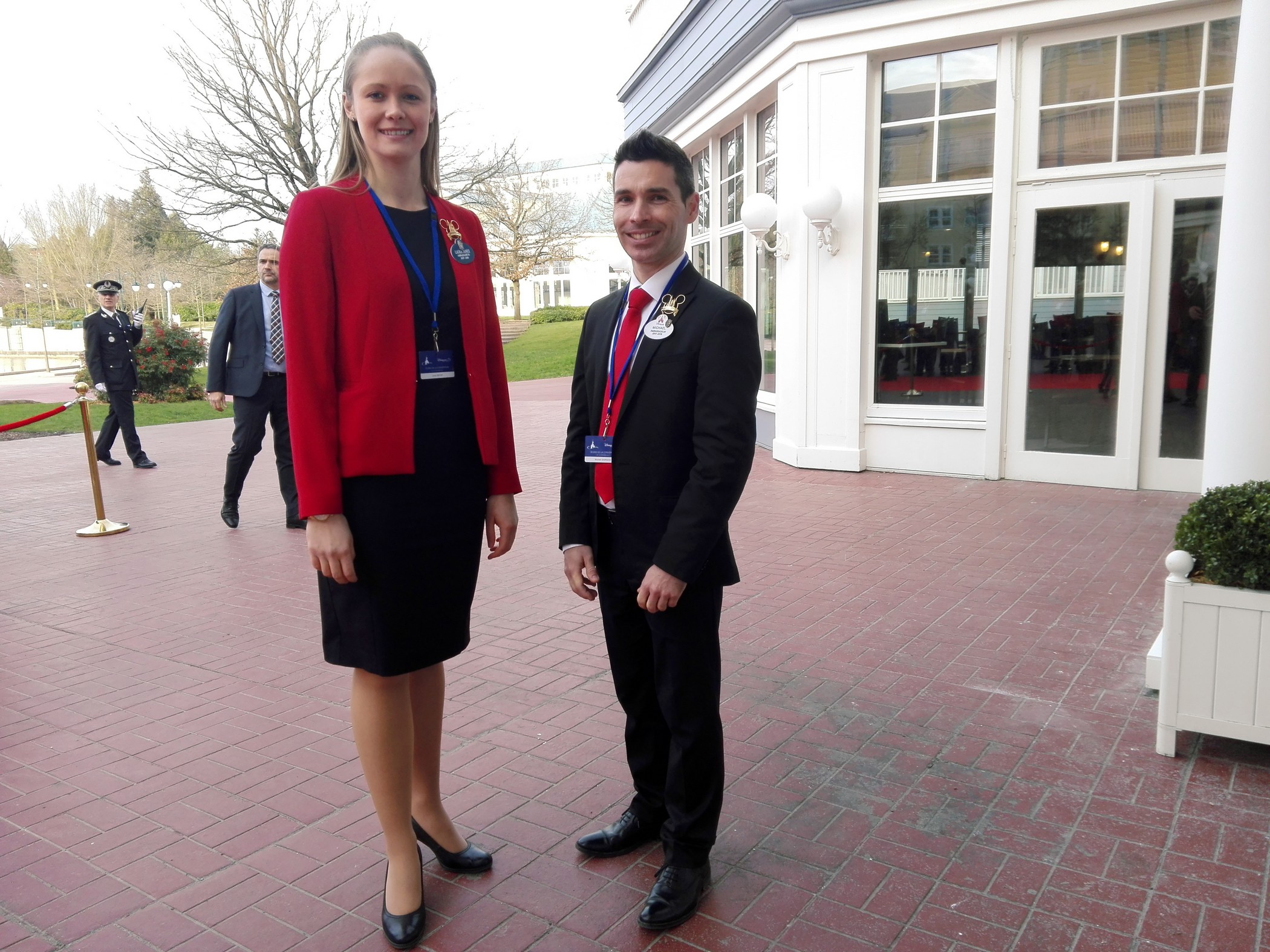 Laura Janice Gedigk et Michaël Giordano, ambassadeurs de Disneyland Paris