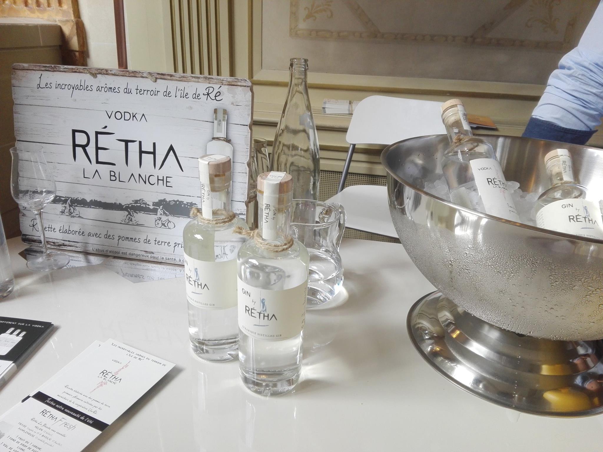 Vodka et gin Rétha - France Quintessence 2017