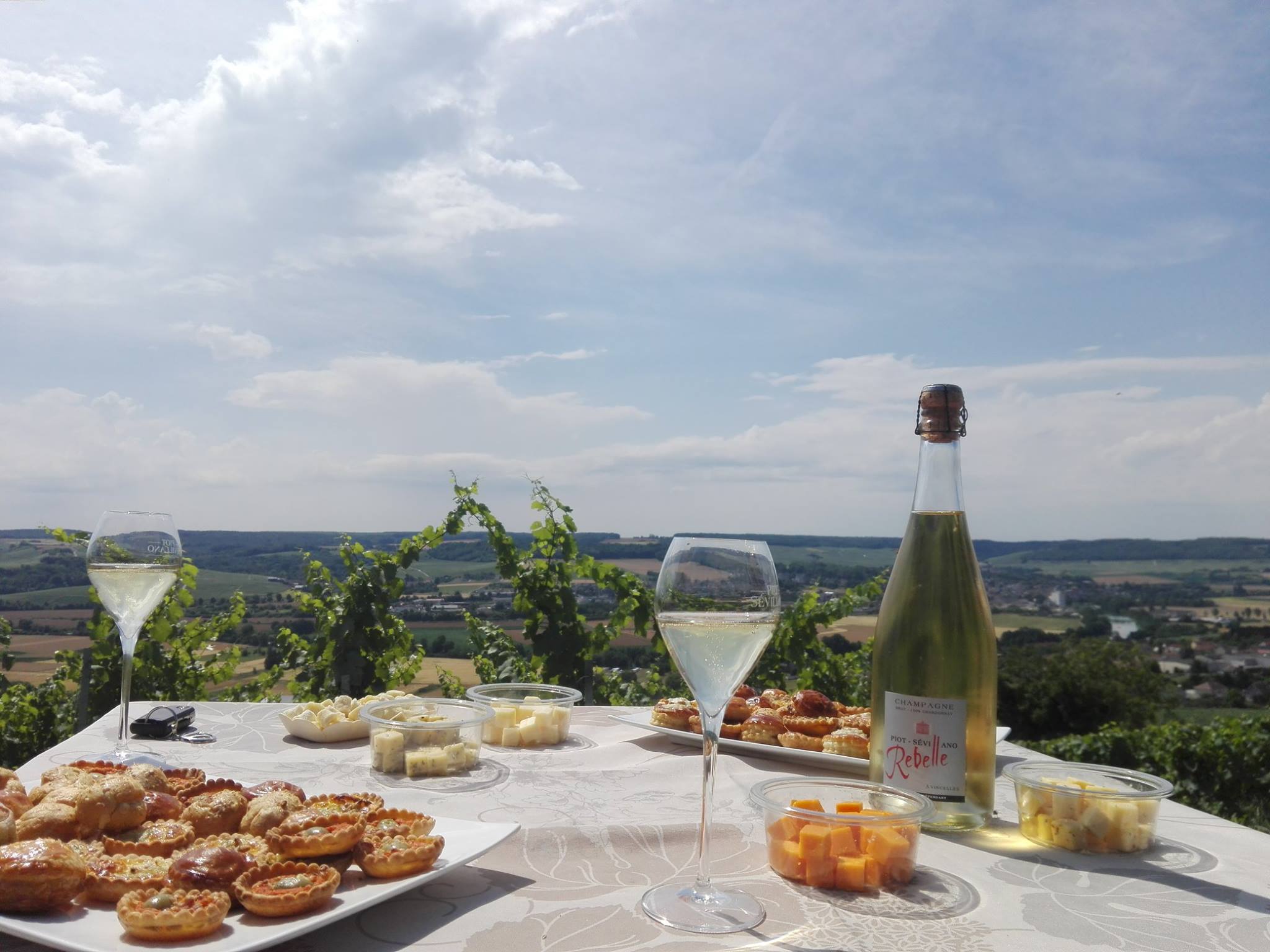 Pique-nique en Champagne