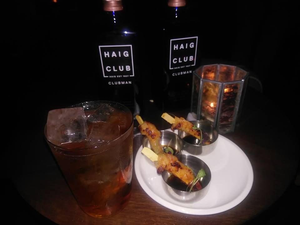 Cocktails et food pairing Haig Club