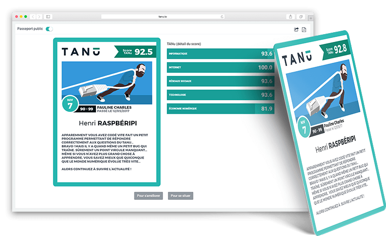 Le passeport digital du Tanu