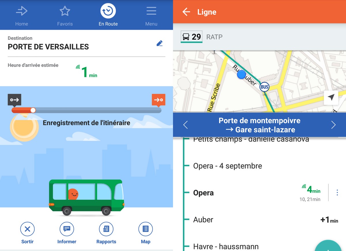 Moovit 4.0 : nouvelle version