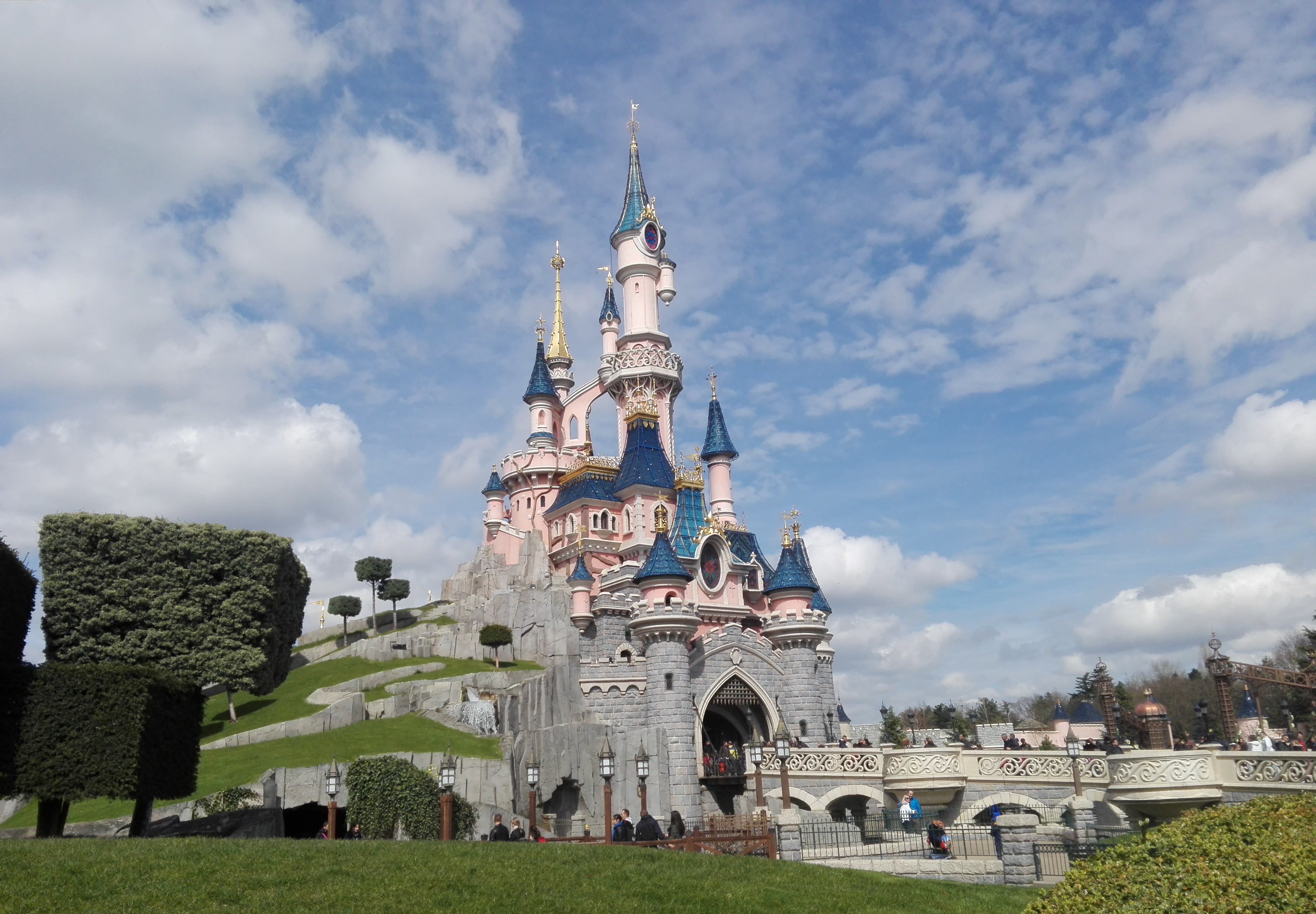 Le château de Disneyland Paris, à Marne-la-Vallée