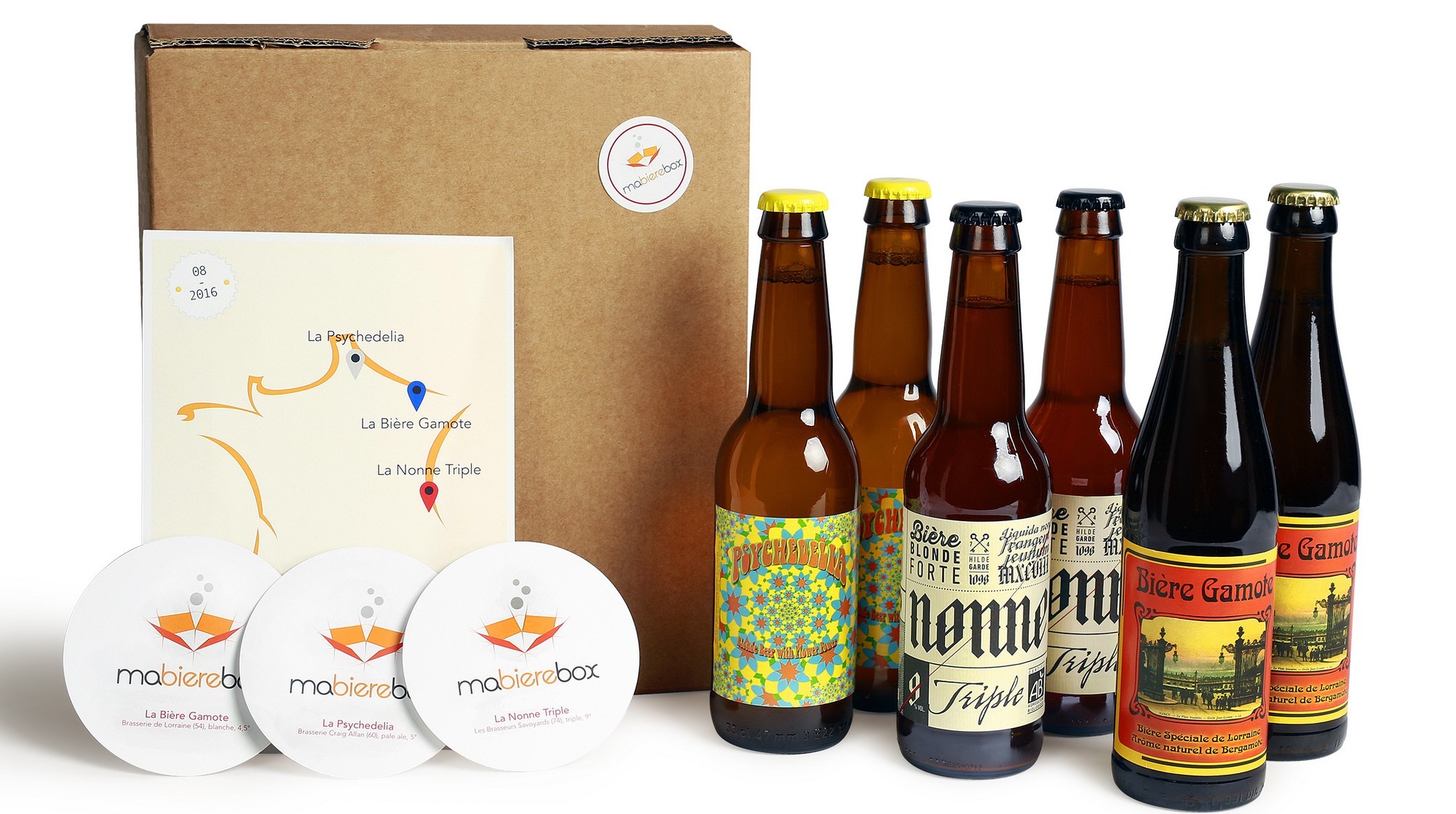 Box bière artisanale, abonnement mensuel bières