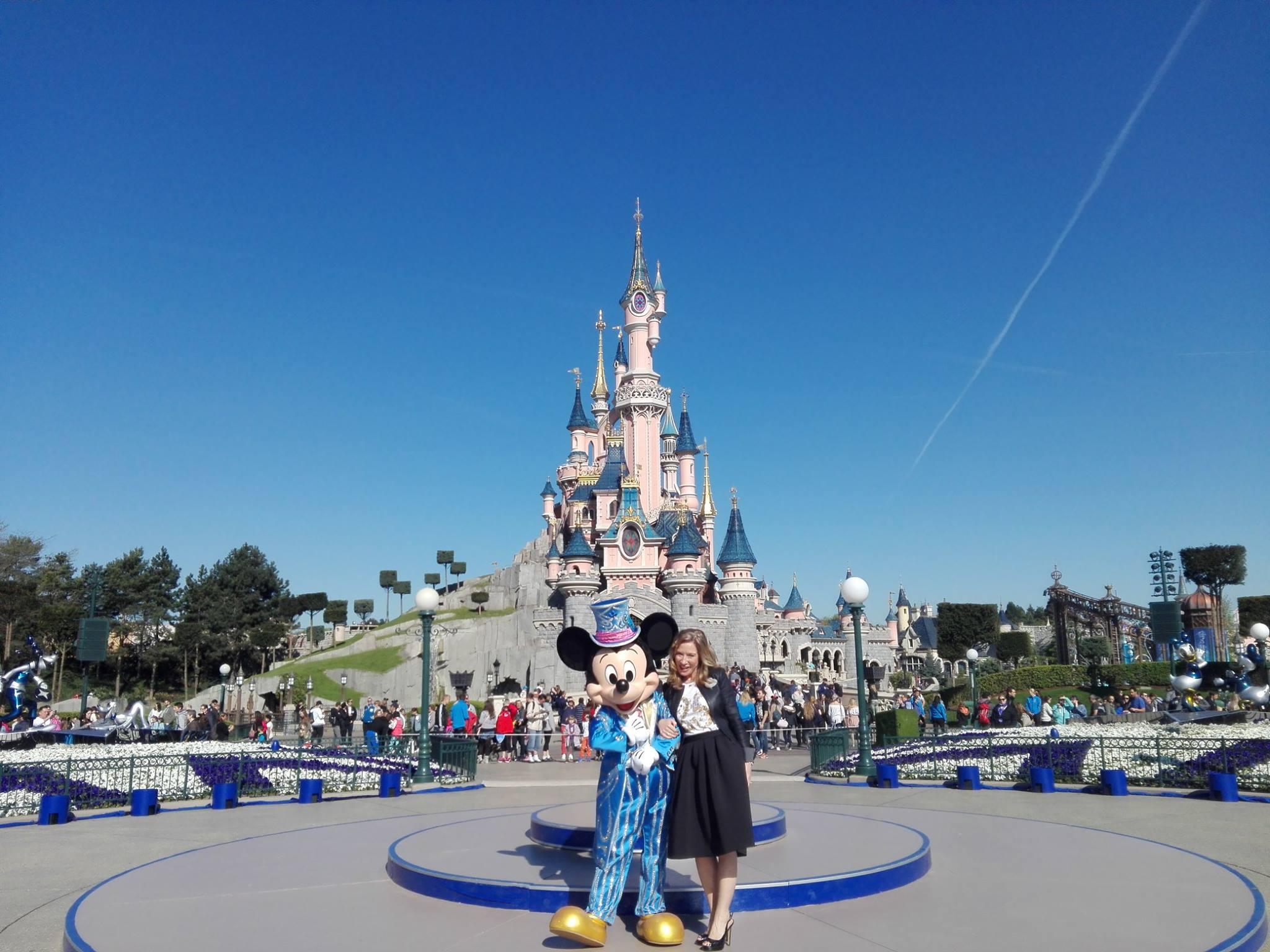 Mickey et Catherine Powell - 25 ans de Disneyland Paris - 12 avril 2017