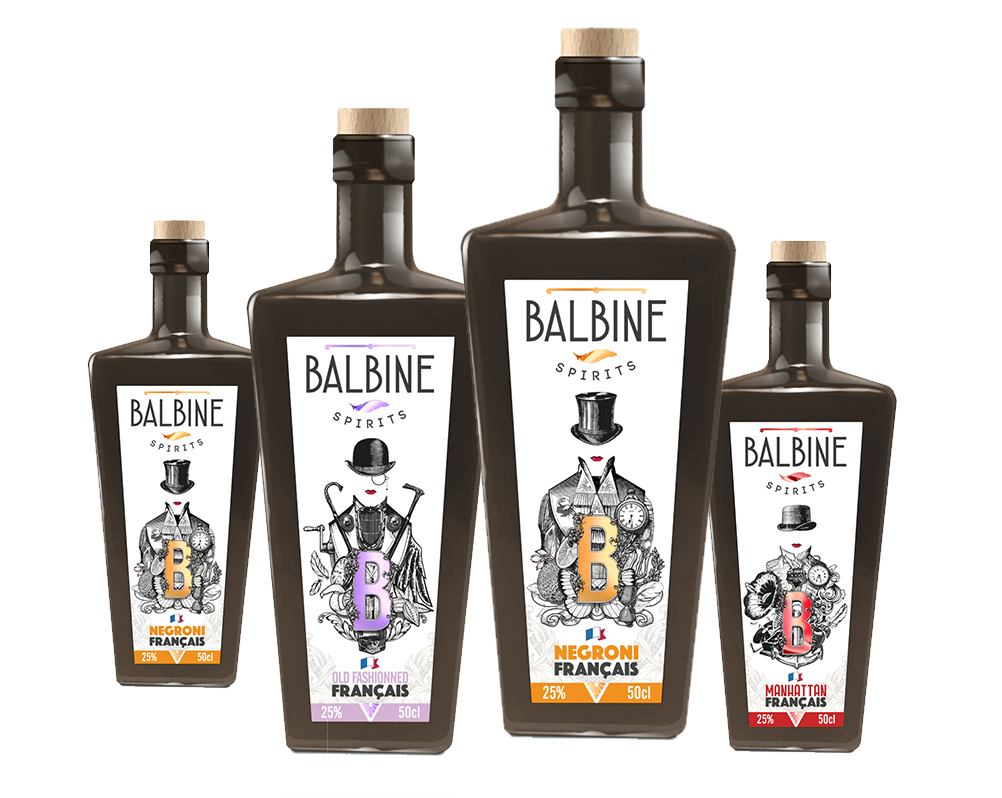 Gamme de Balbine Spirits