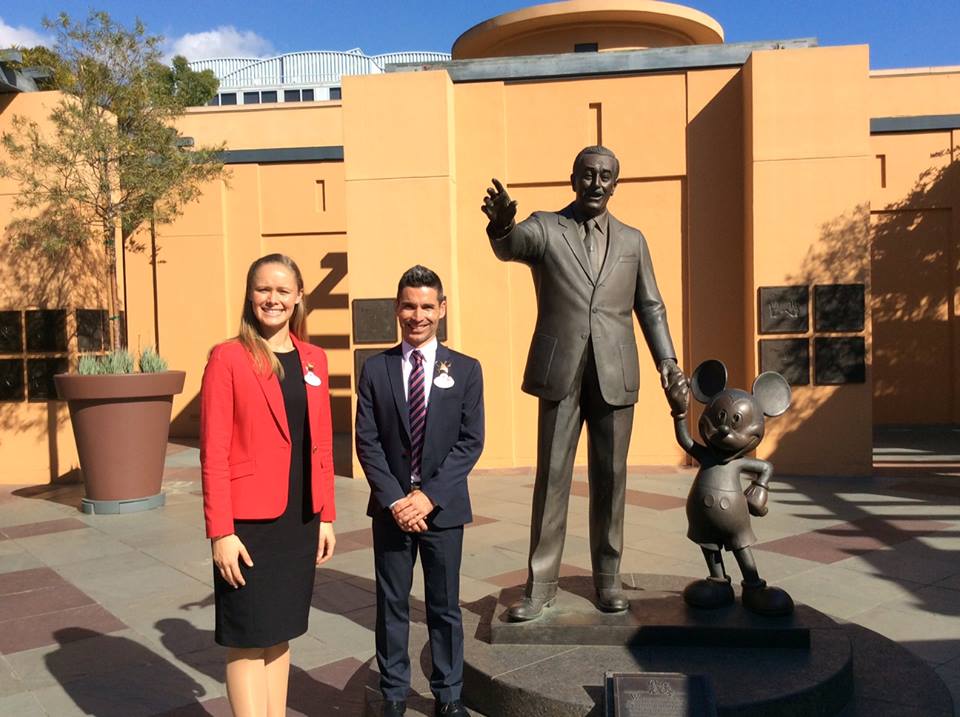 Laura Janice Gedigk et Michaël Giordano, ambassadeurs 2017-2018 de Disneyland Paris