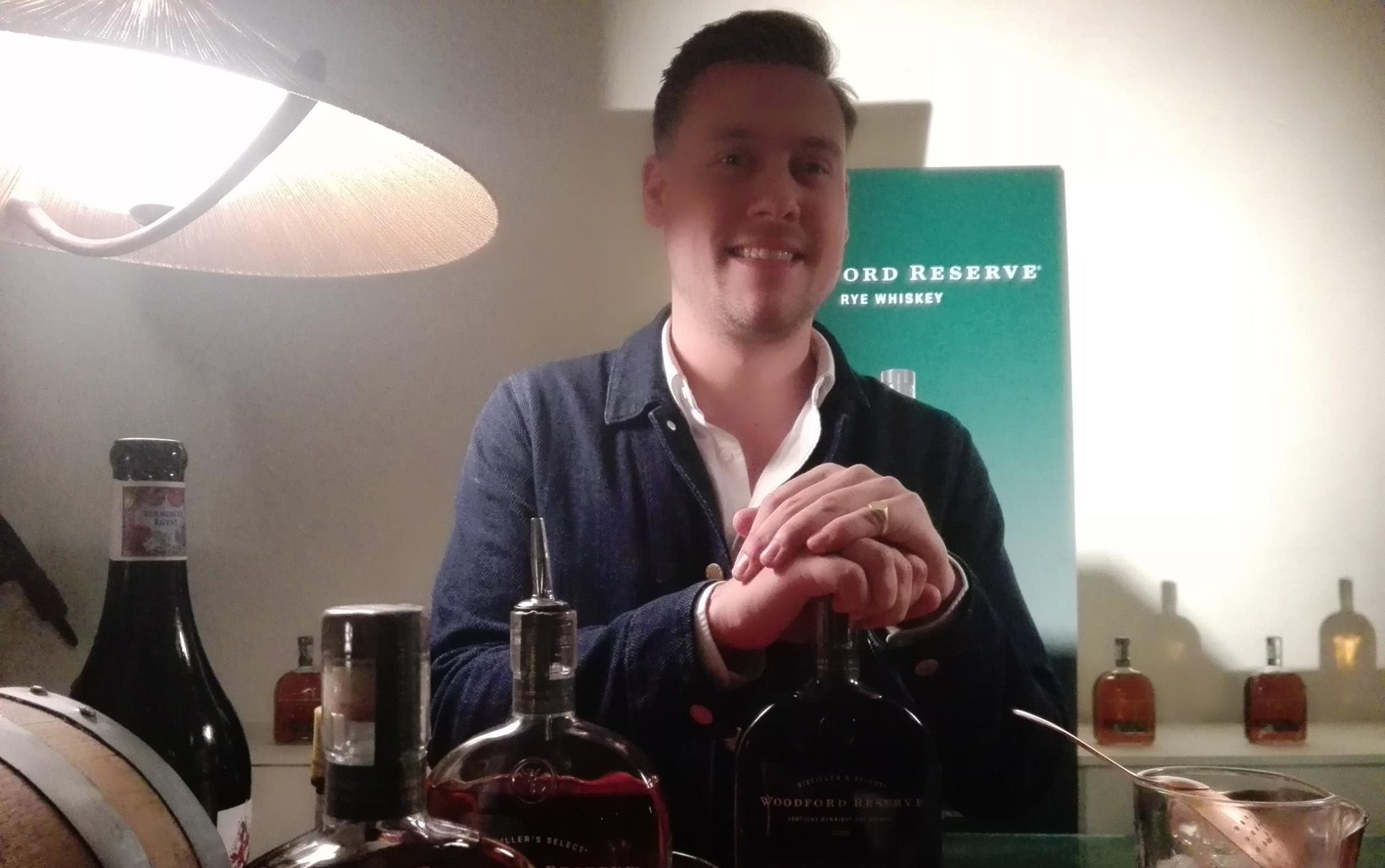 Tom Vernon, brand ambassador de Woodford Reserve