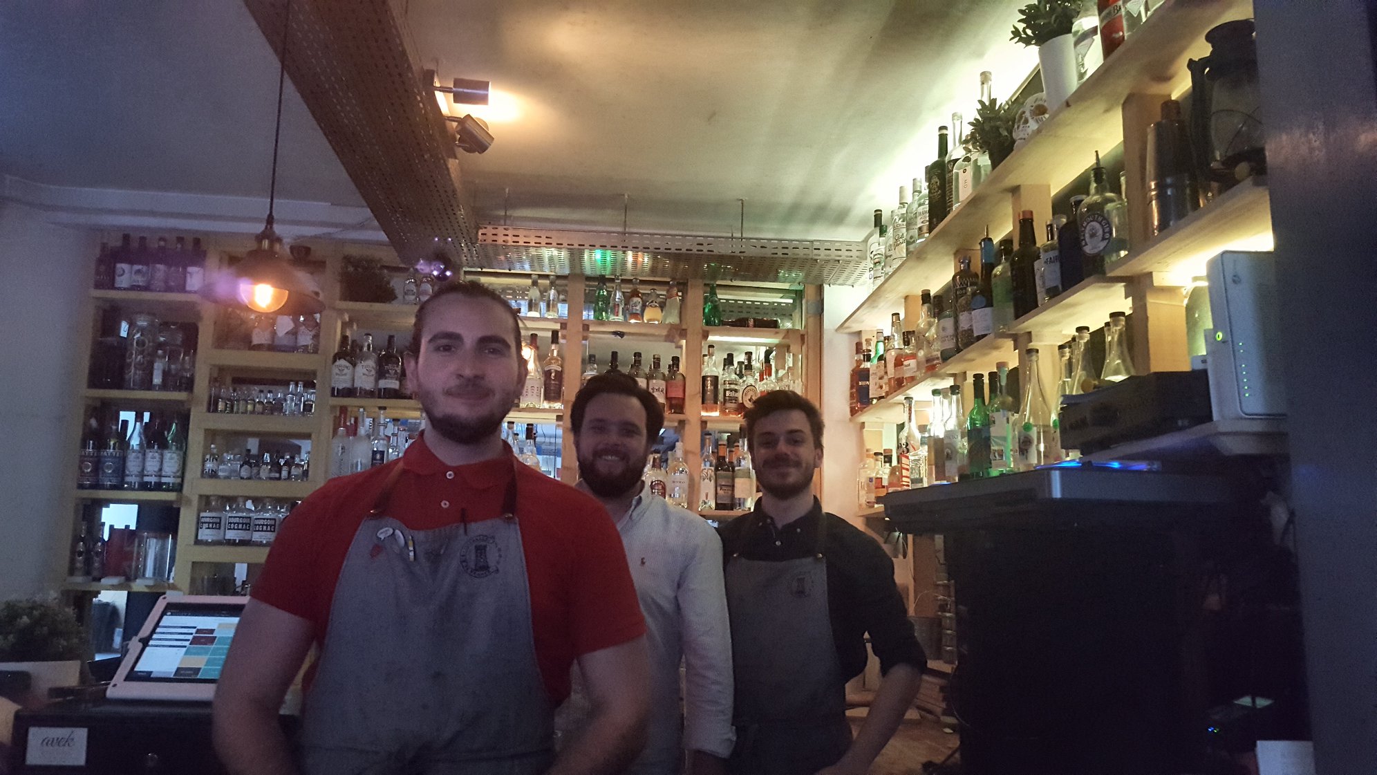 Mathieu, François-Xavier et Alexandre, Avek, Paris