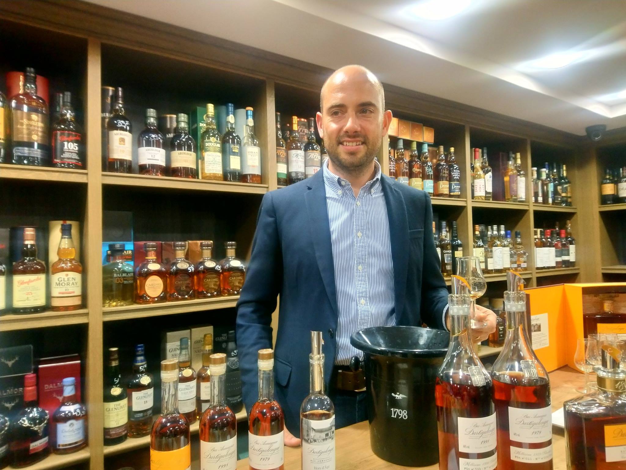 Benoît Hillion, directeur des armagnacs Dartigalongue