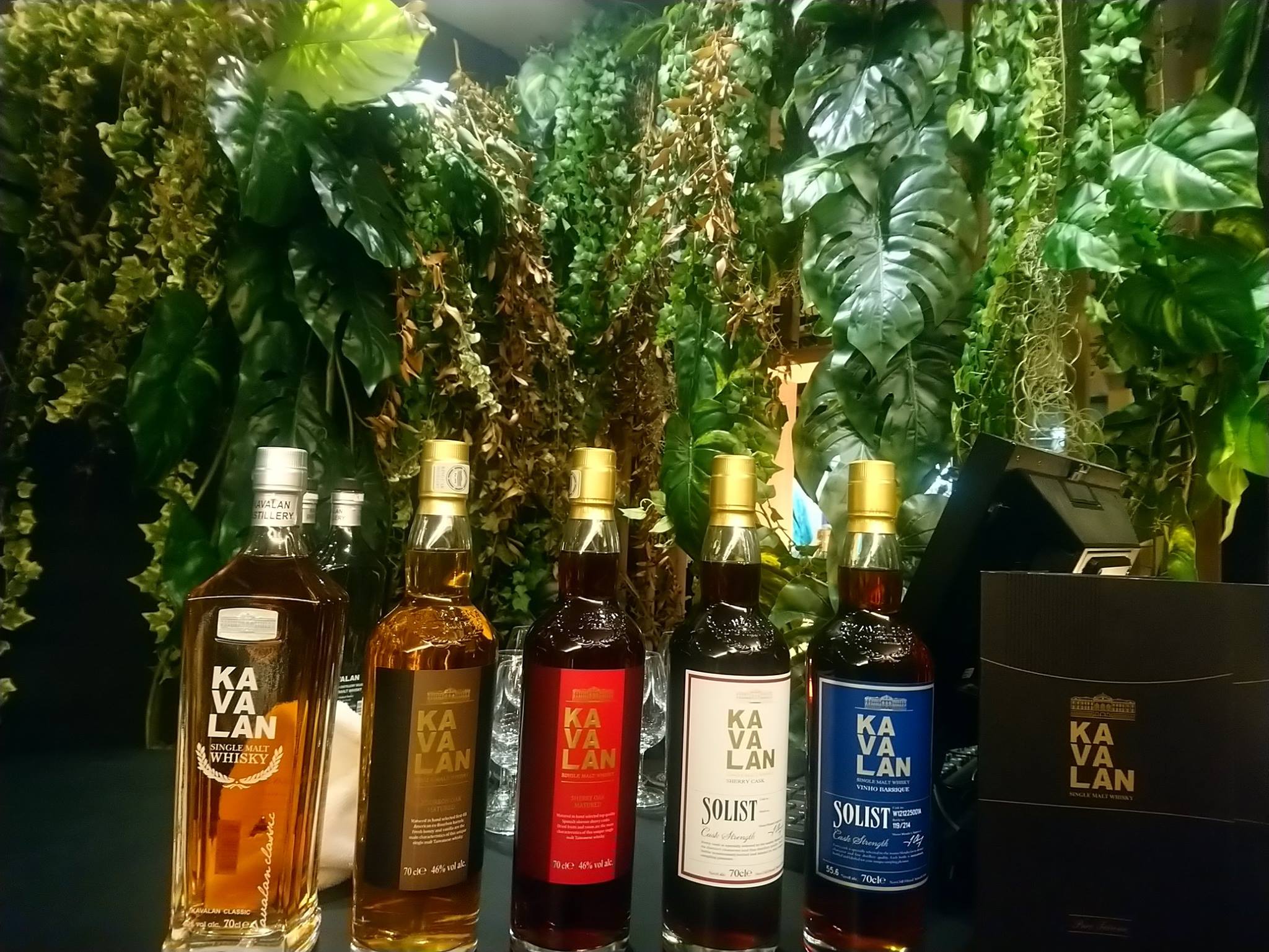 Whiskies Kavalan au Golden Promise de La Maison du Whisky à Paris