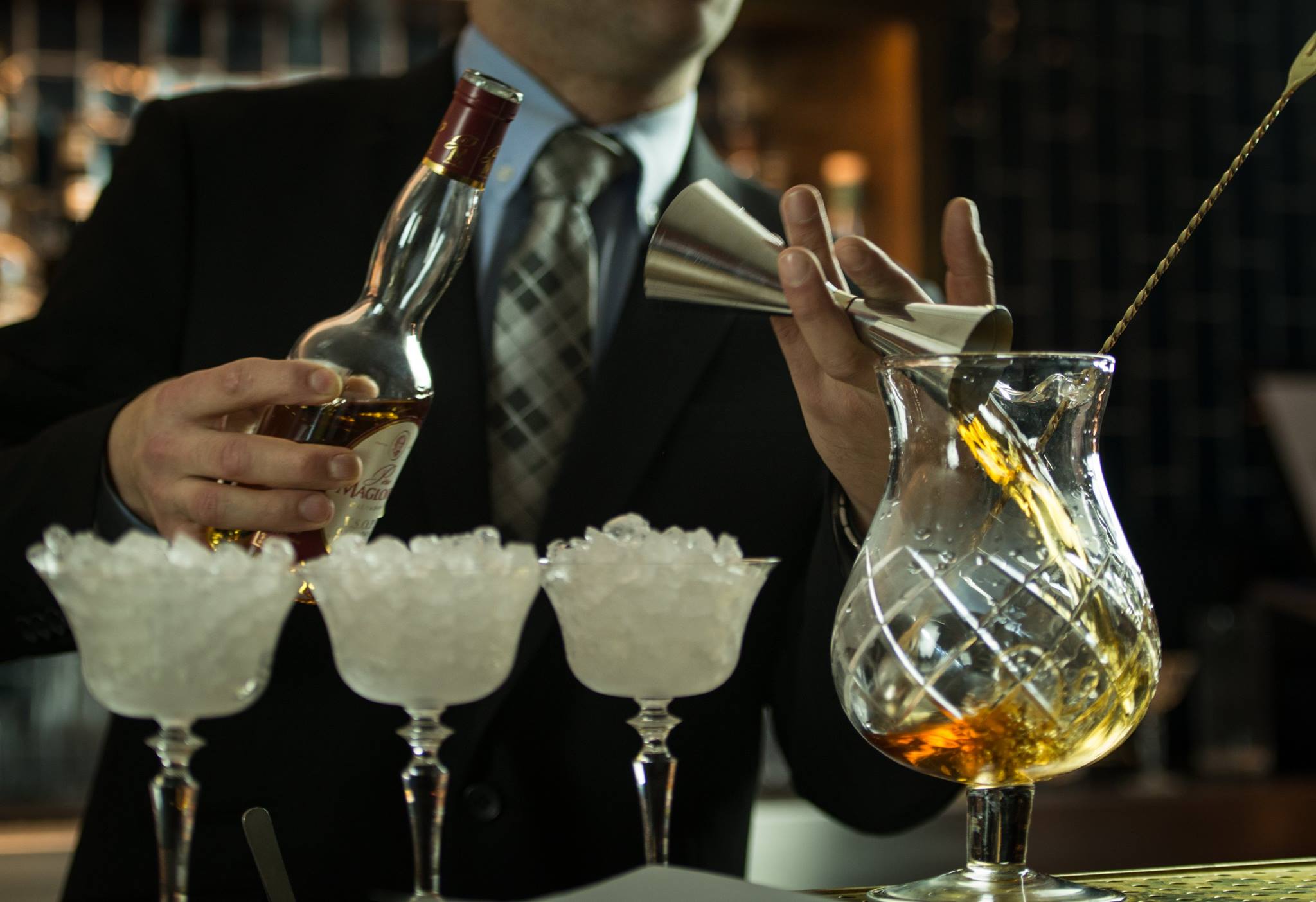 Cocktail et bartender - Calvados