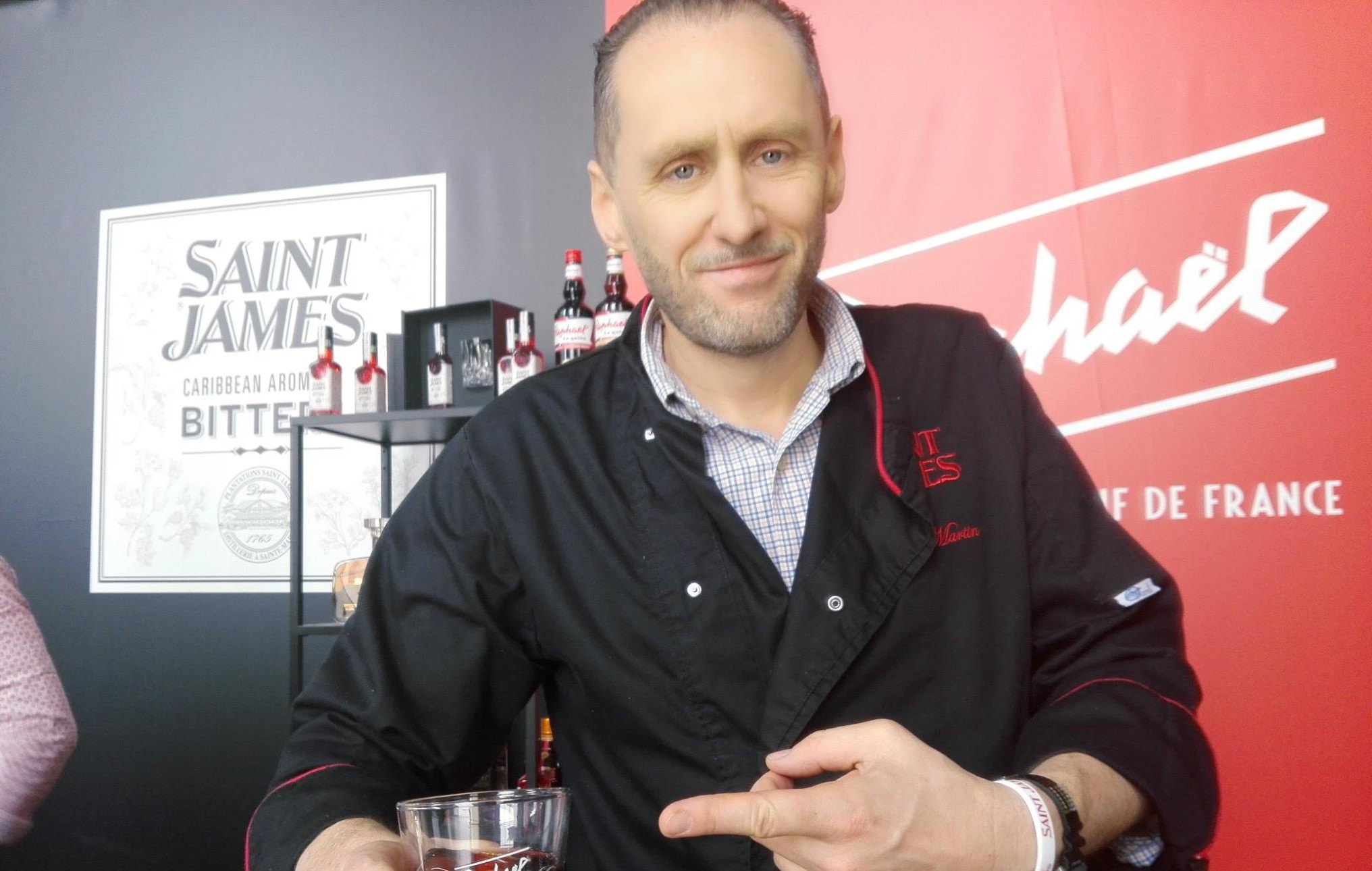 Stephen Martin, ambassadeur Saint-James, lors de Cocktails Spirits 2018