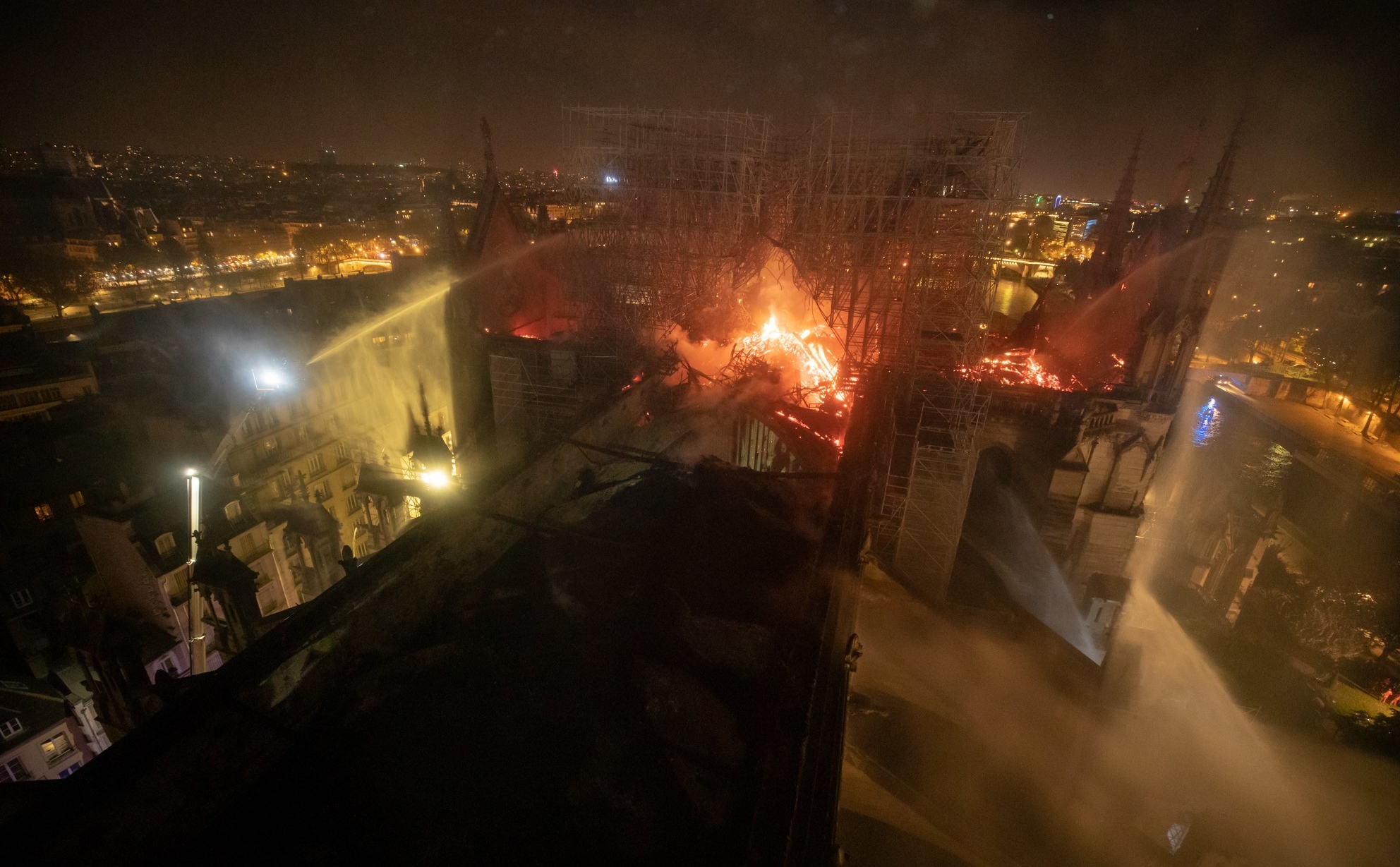 Incendie de la cathédrale Notre-Dame de Paris - 15 avril 2019 - BSPP