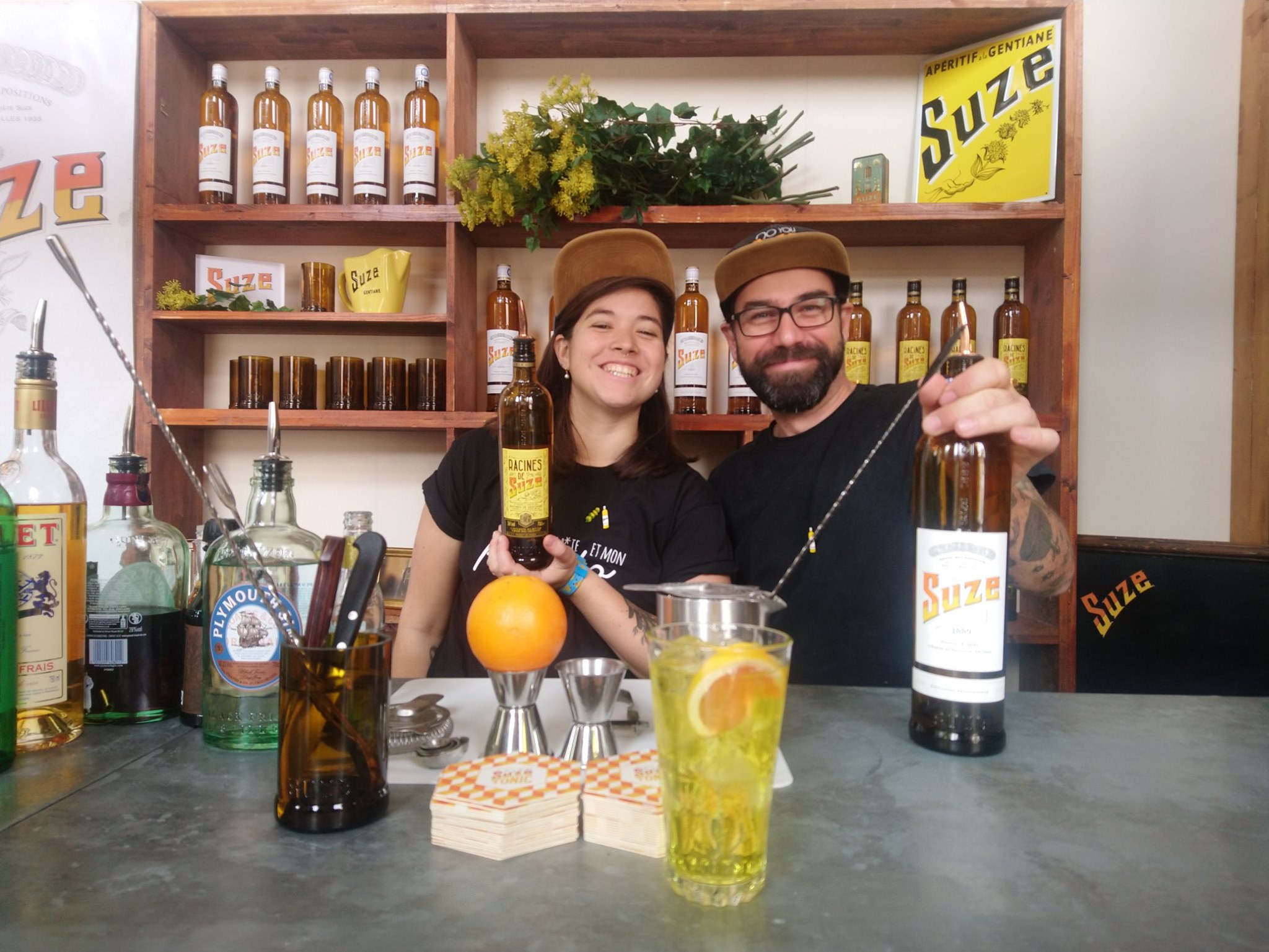 Marie Cabaret - Jean-Sébastien Mélot - Racines de Suze - Cocktails Spirits 2019