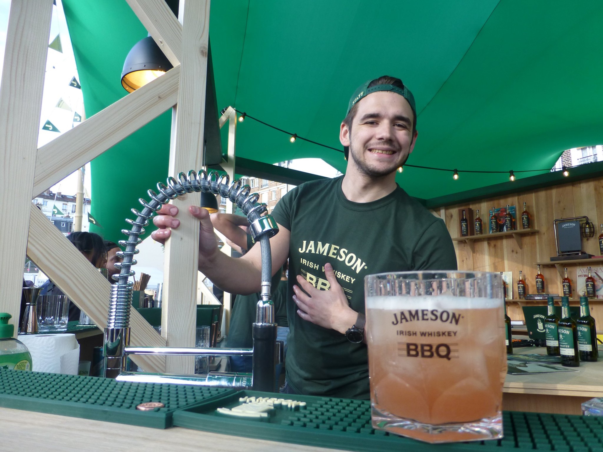 Jameson BBQ au Marché Pop à Paris