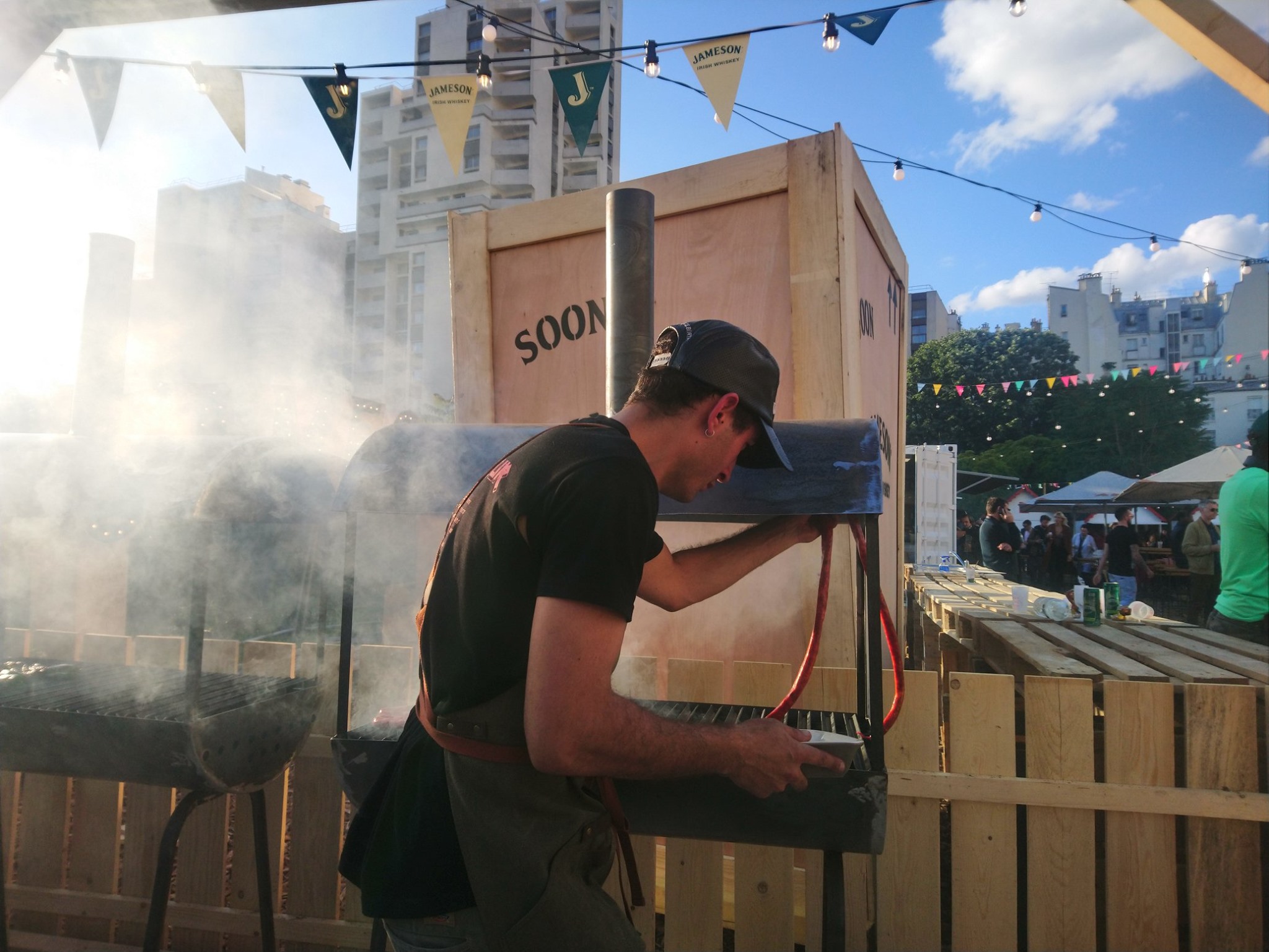 Jameson BBQ au Marché Pop à Paris