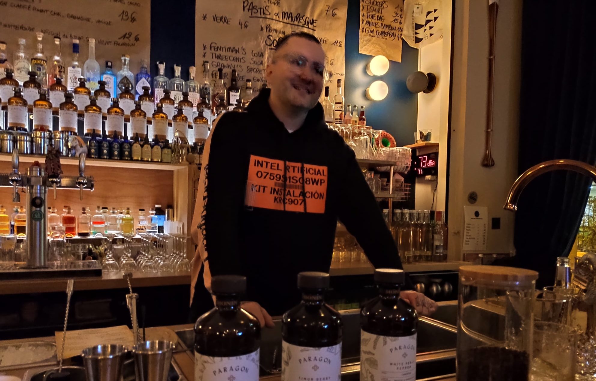 Alex Kratena - Bartender - Cordial Paragon (Monin)