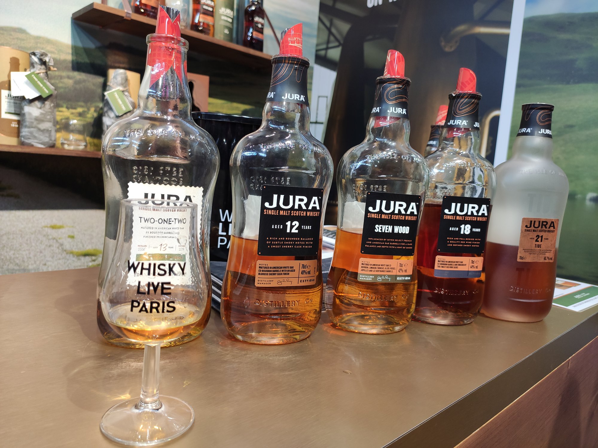 Jura Two One Two - Whisky Live Paris 2019