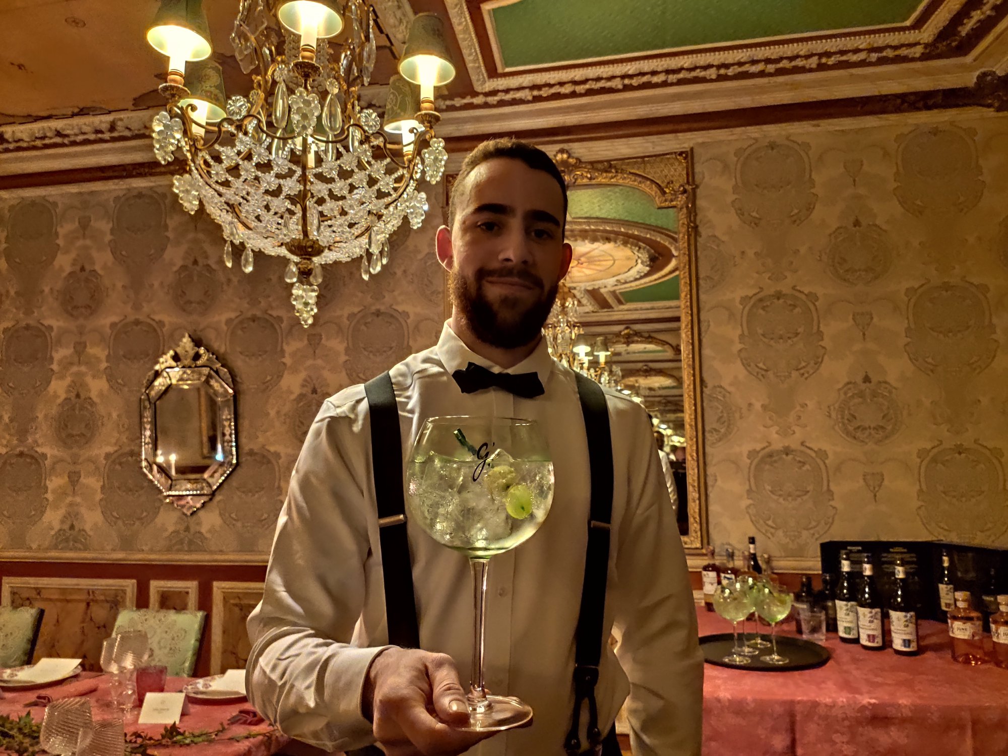 Gin tonic G'Vine - Barman - Restaurant Lapérouse - Paris