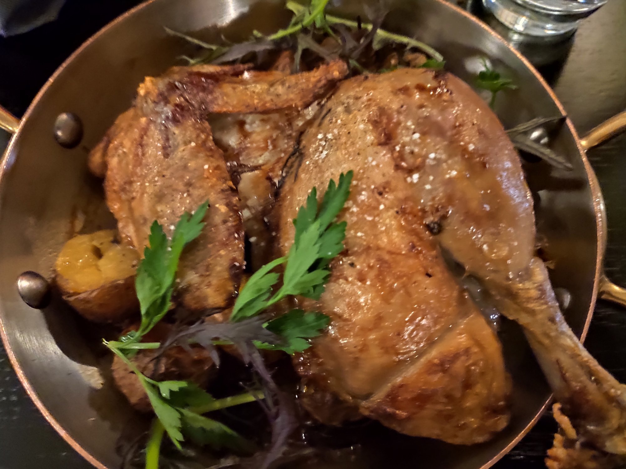 Demi-poulet fermier - La Rôtisserie Gallopin