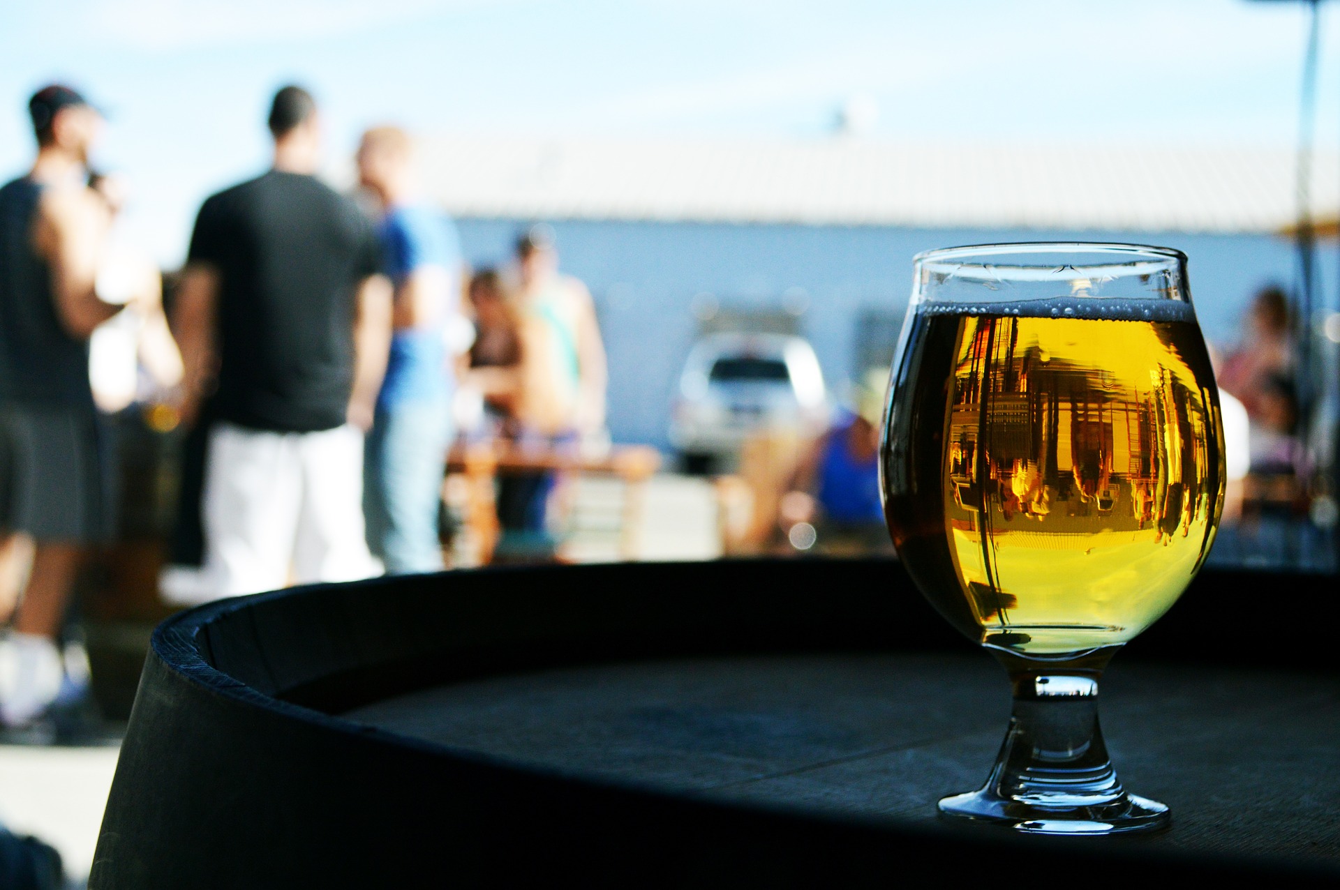 Bière sur la plage