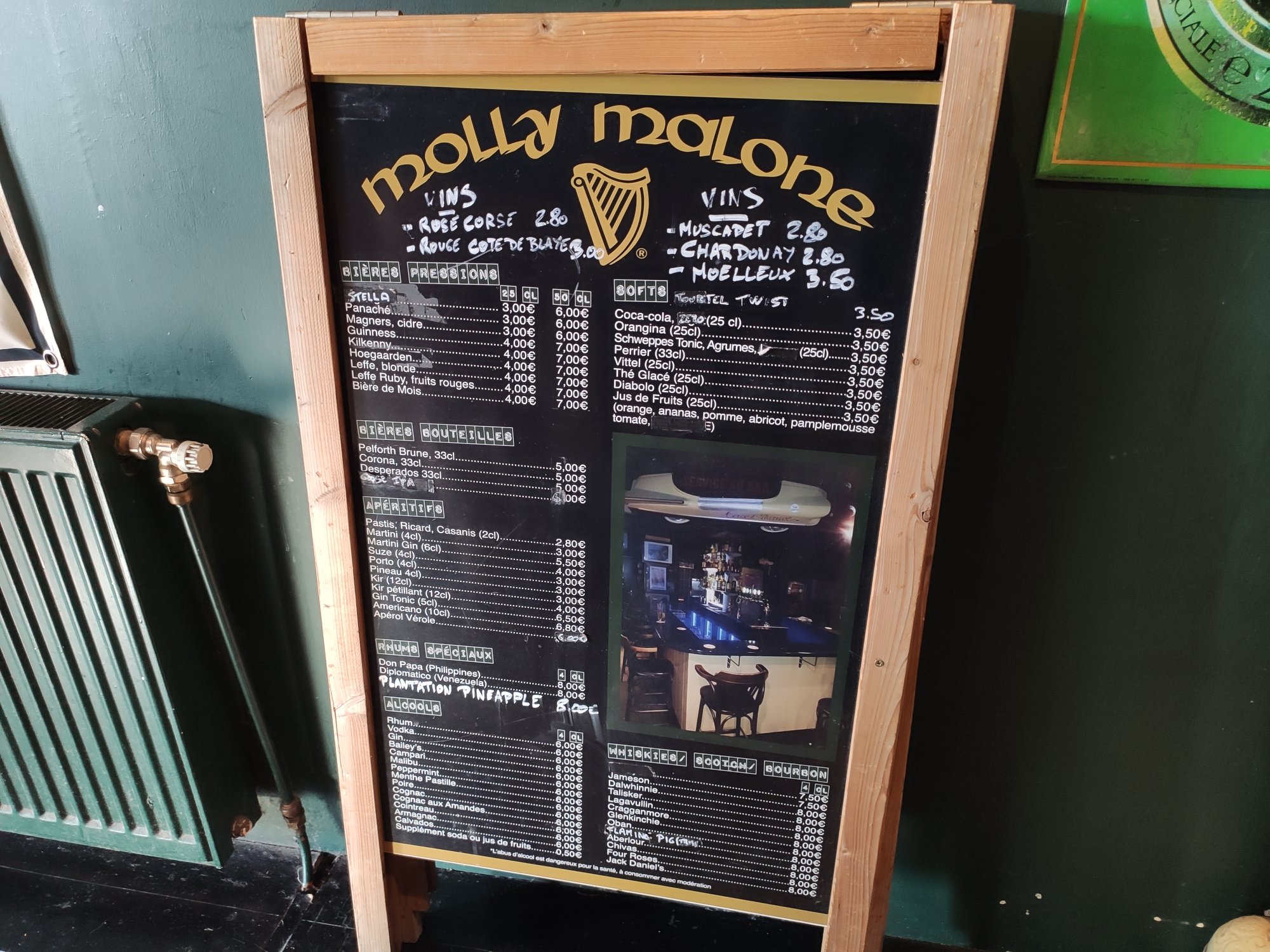 Irish pub Molly Malone - Les Sables d'Olonne