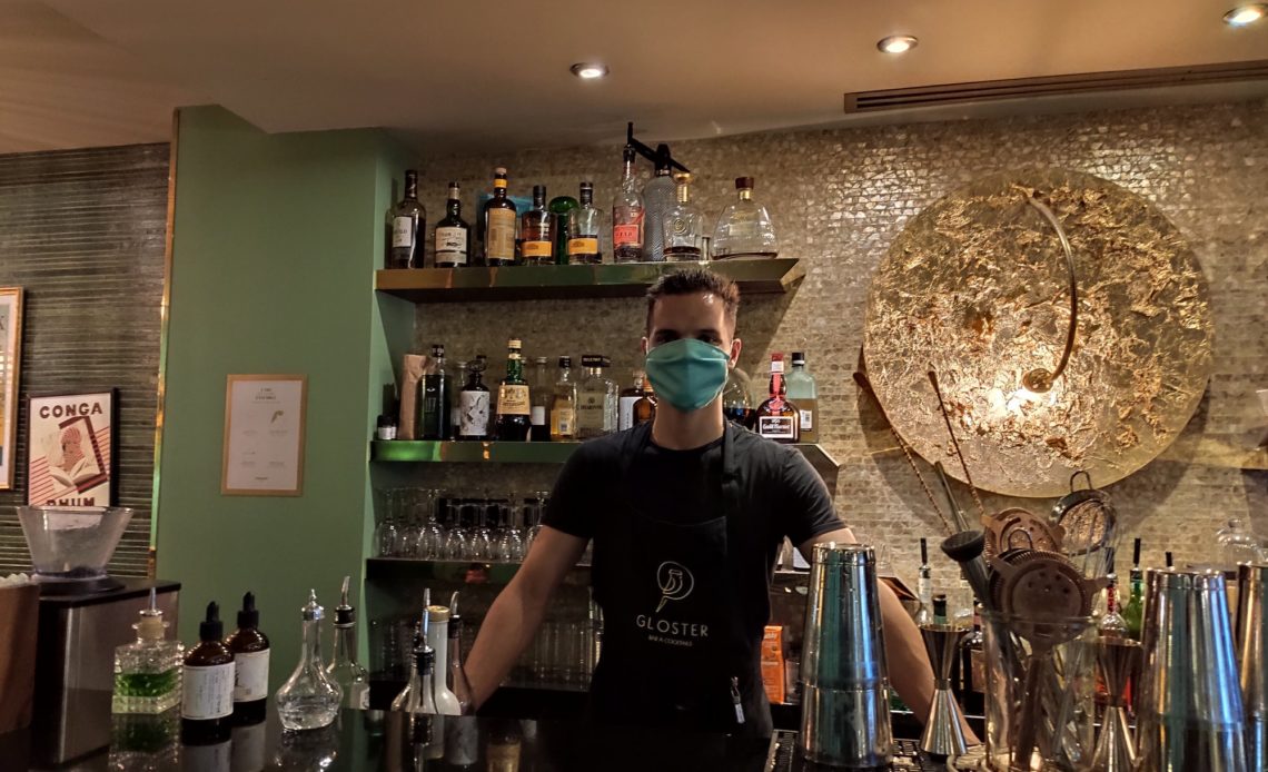 Kévin Compère, chef barman - Le Gloster - Paris