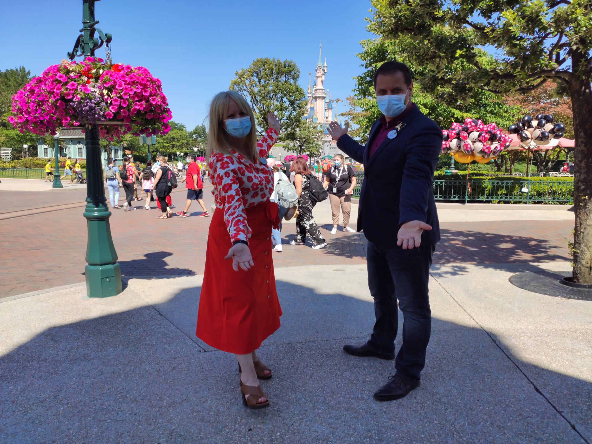 Disneyland Paris - Natasha Rafalski et Giona Prevete