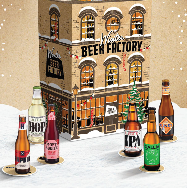 Winter Beer Factory - Bières craft Heienken coffret cadeau Noel