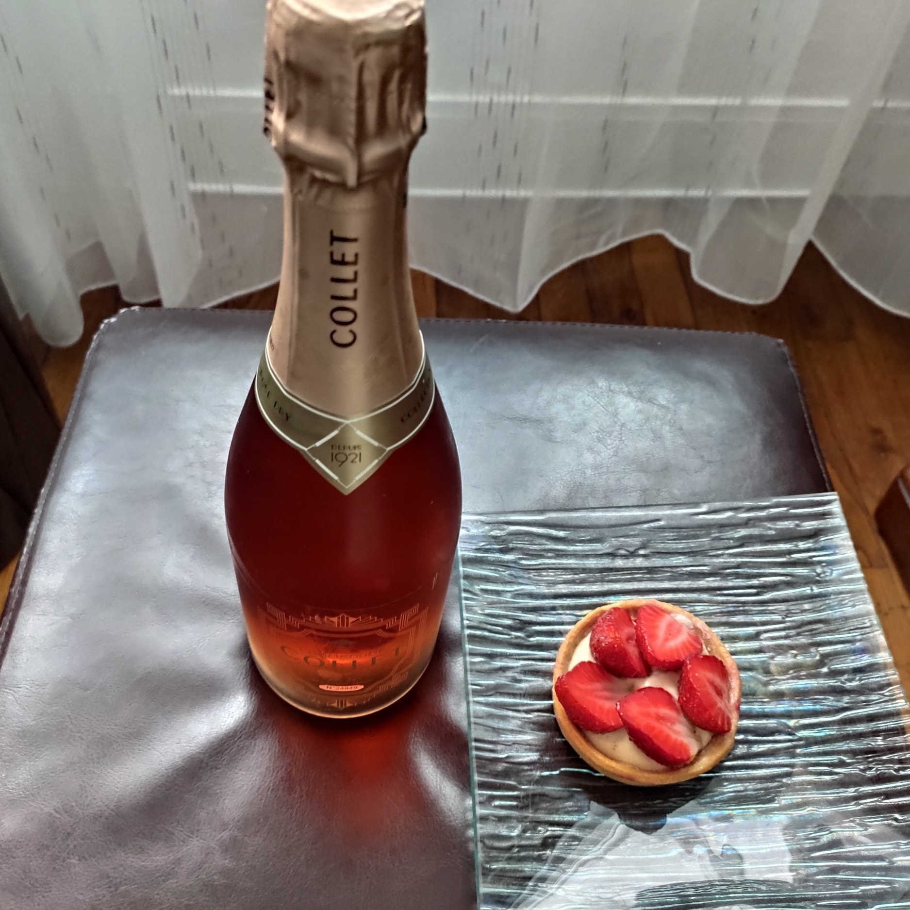 Champagne Collet - Tartelette aux fraises