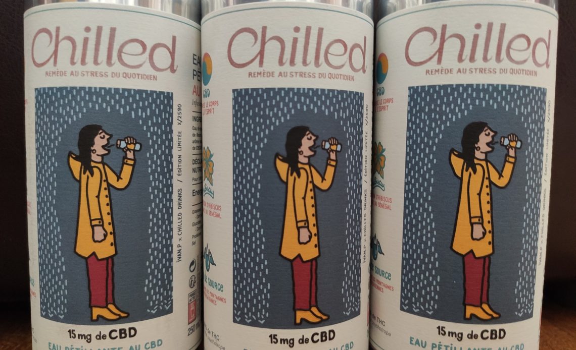 Chilled - Eau pétillante au CBD