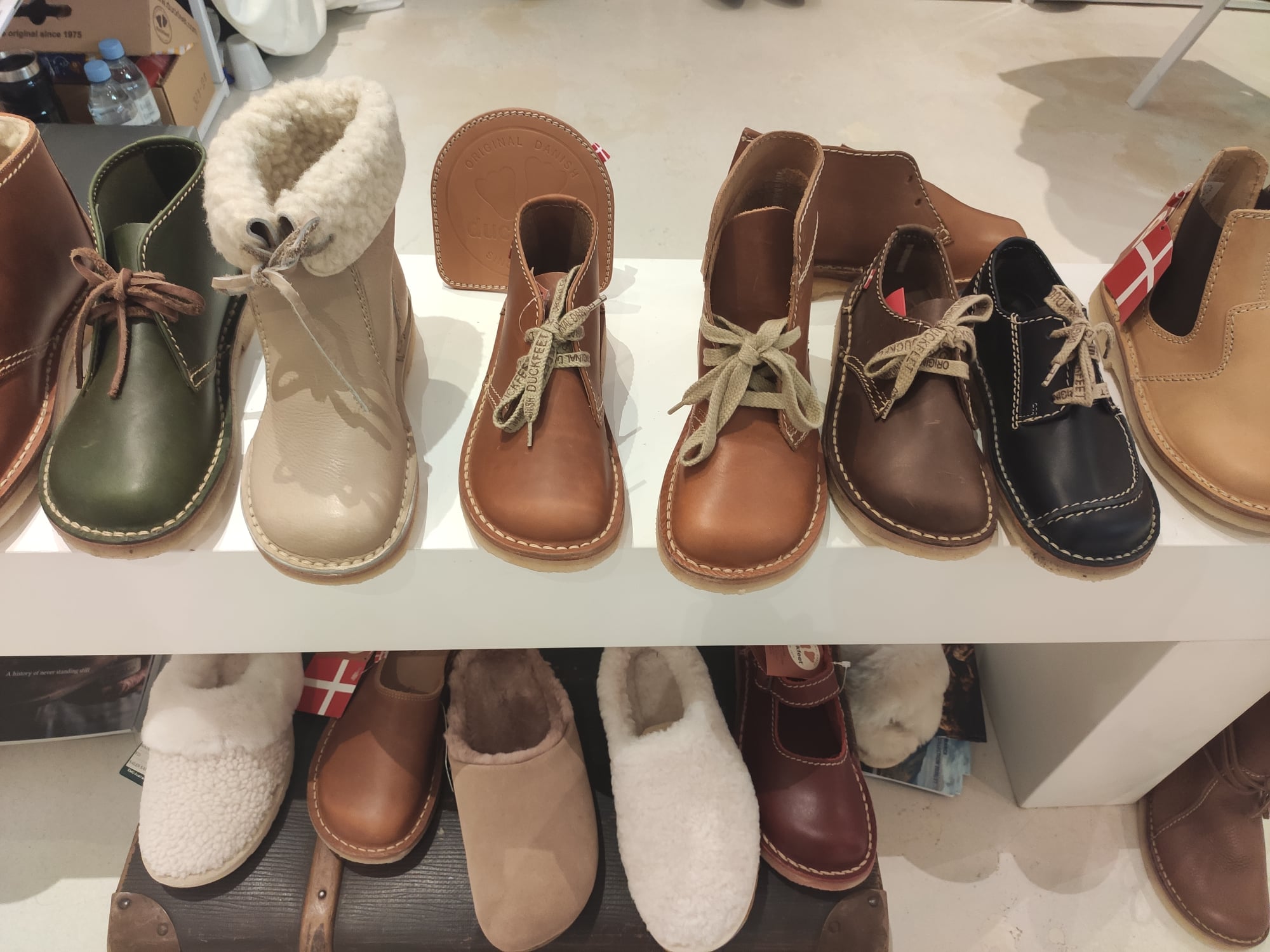 Chaussures et chaussons (Duckfeet)