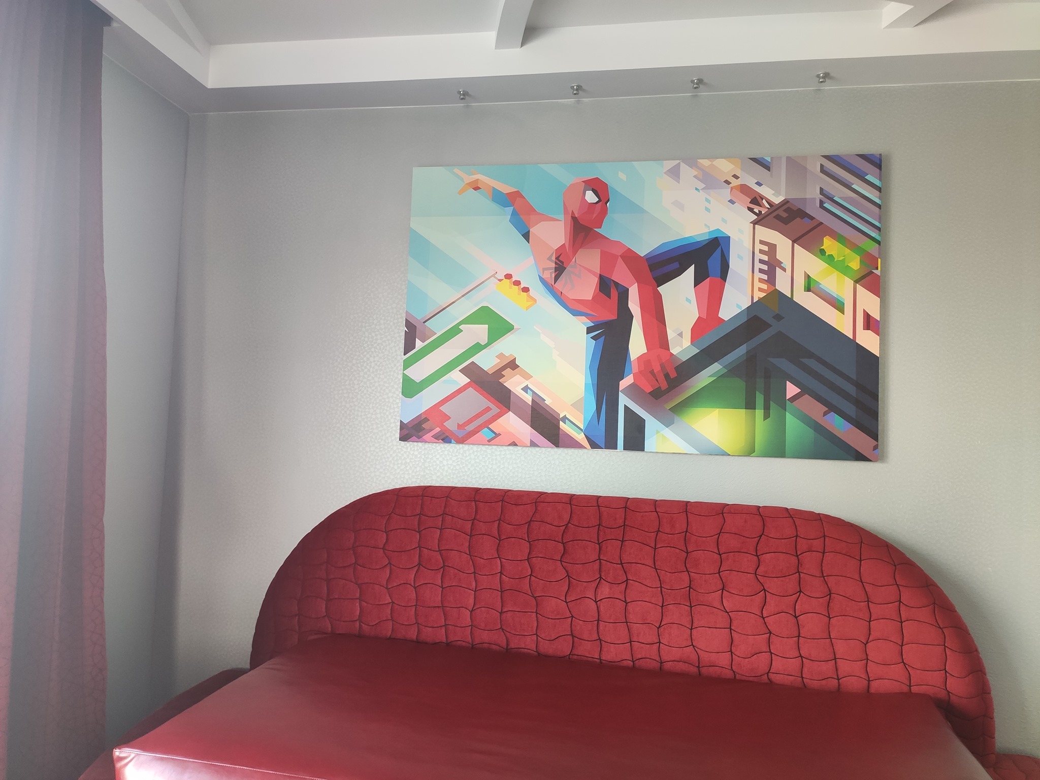 Suite Spiderman (lithographie) - Disney's Hotel New York - The Art of Marvel