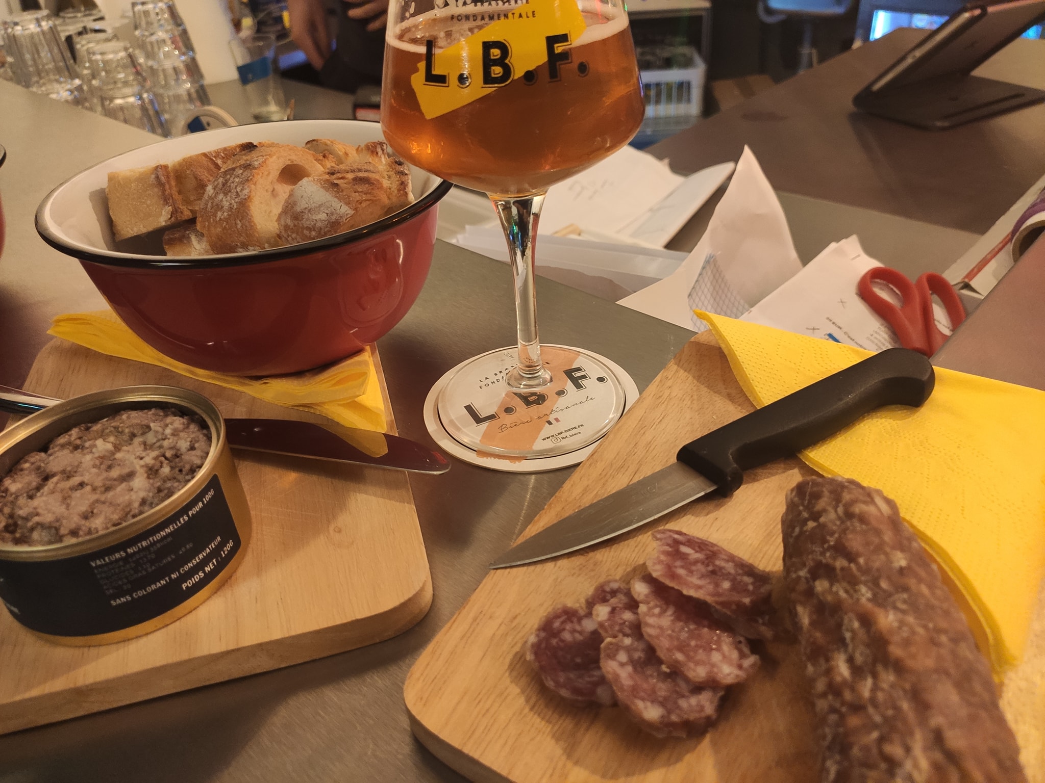 LBF Taproom - Planche de charcuterie