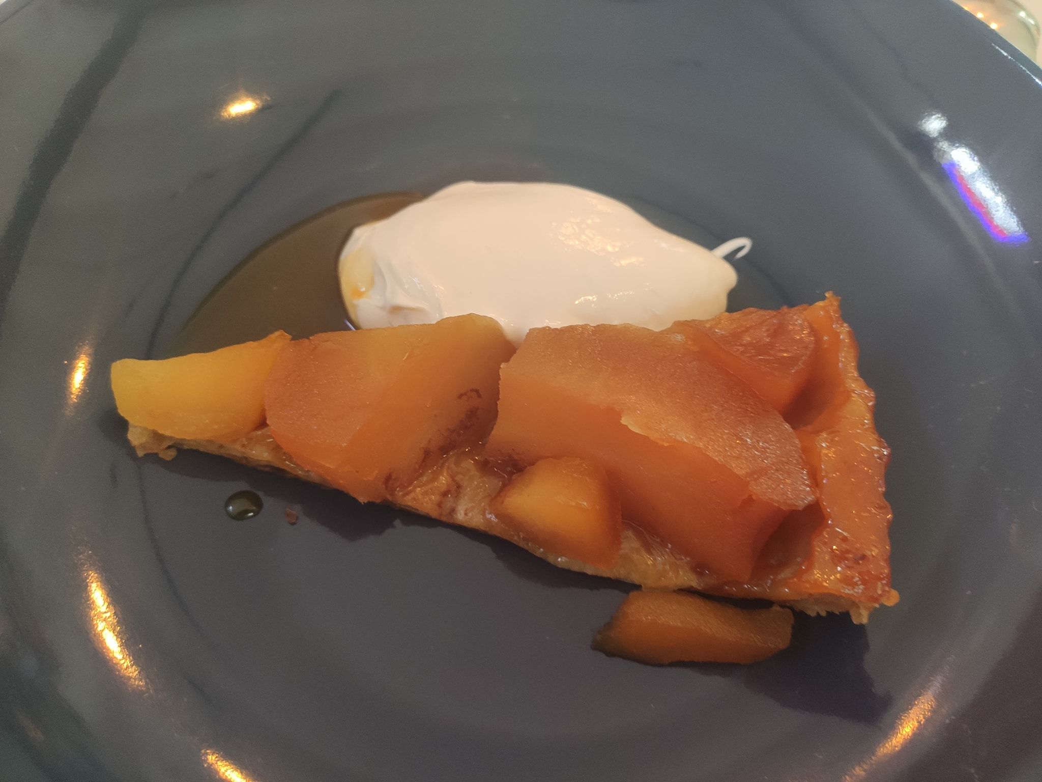 Lagunitas Thanksgiving : tarte tatin, crème crue