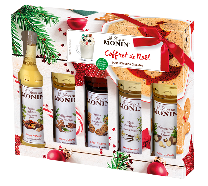 Coffret de Noel sirops Monin - Cocktails chauds