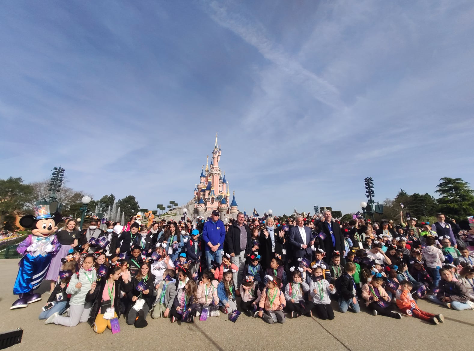 Enfants invités par les associations - 30 ans de Disneyland Paris - 12 avril 2022