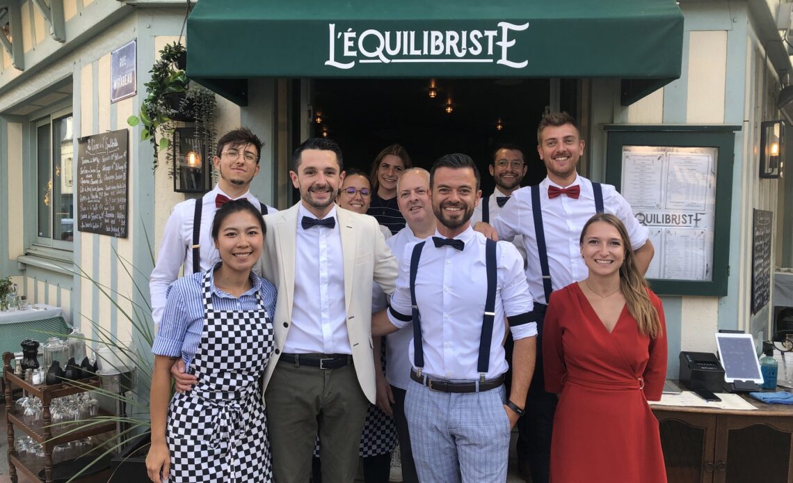 Equipe du bar - L'Equilbriste (Deauville)