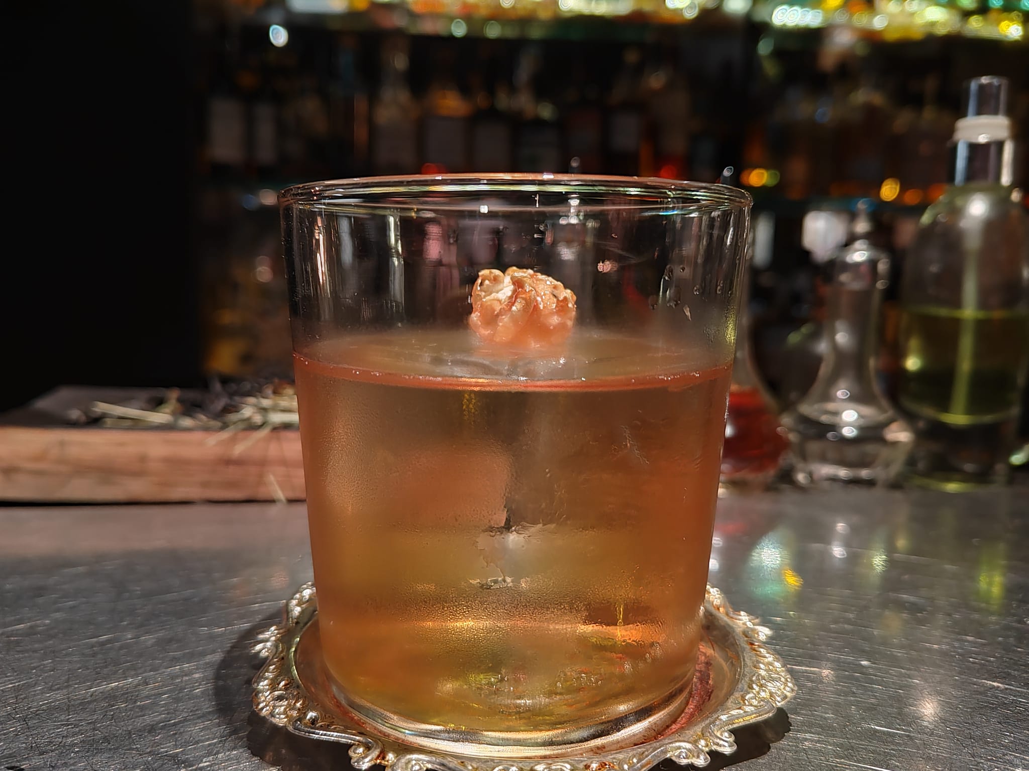 Nut Fashioned - Old fashioned à l'huile de noisette, Jefrey's, bar à Paris