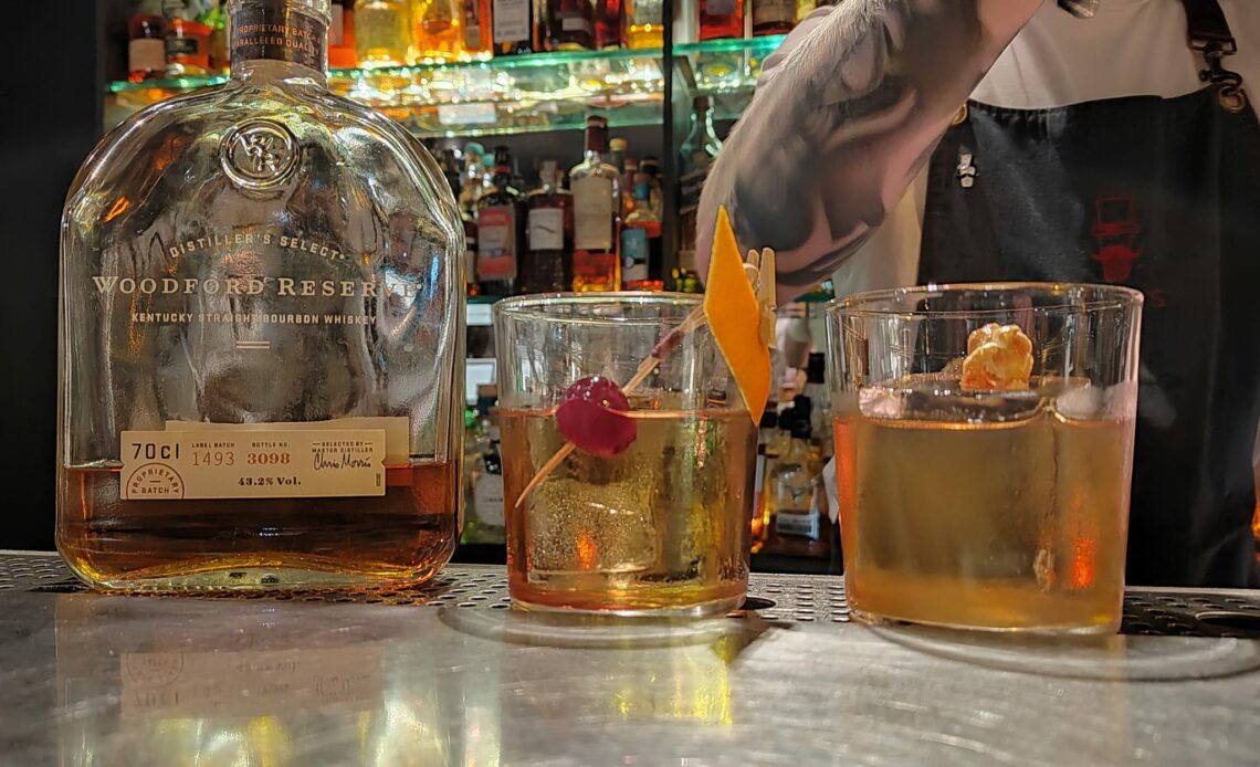Old fashioned et Nut fashioned - Woodford Reserve - Jefrey's (Paris)