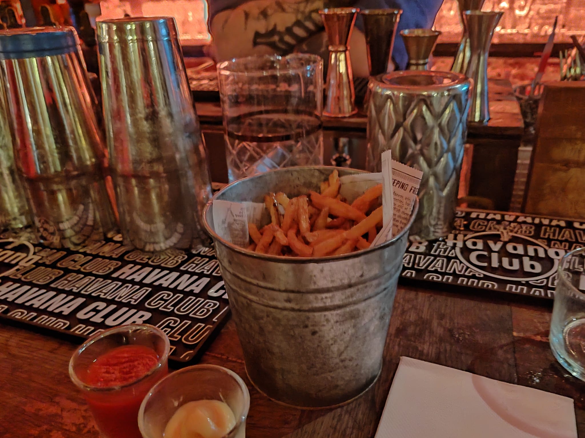 Frites - Bar des ferrailleurs (rue de Lappe, Paris)