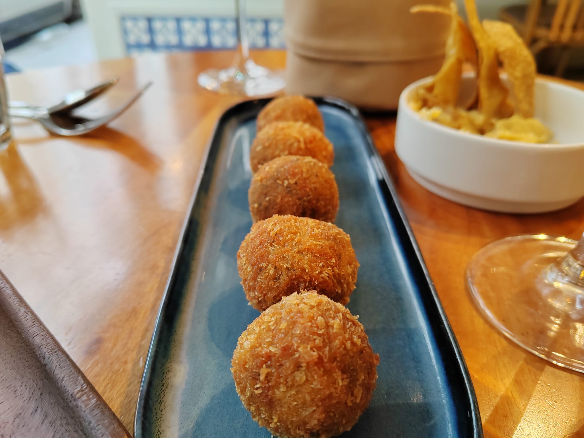 Croquetas de champignons des bois - Restaurant Blanca, Paris 11, janvier 2023