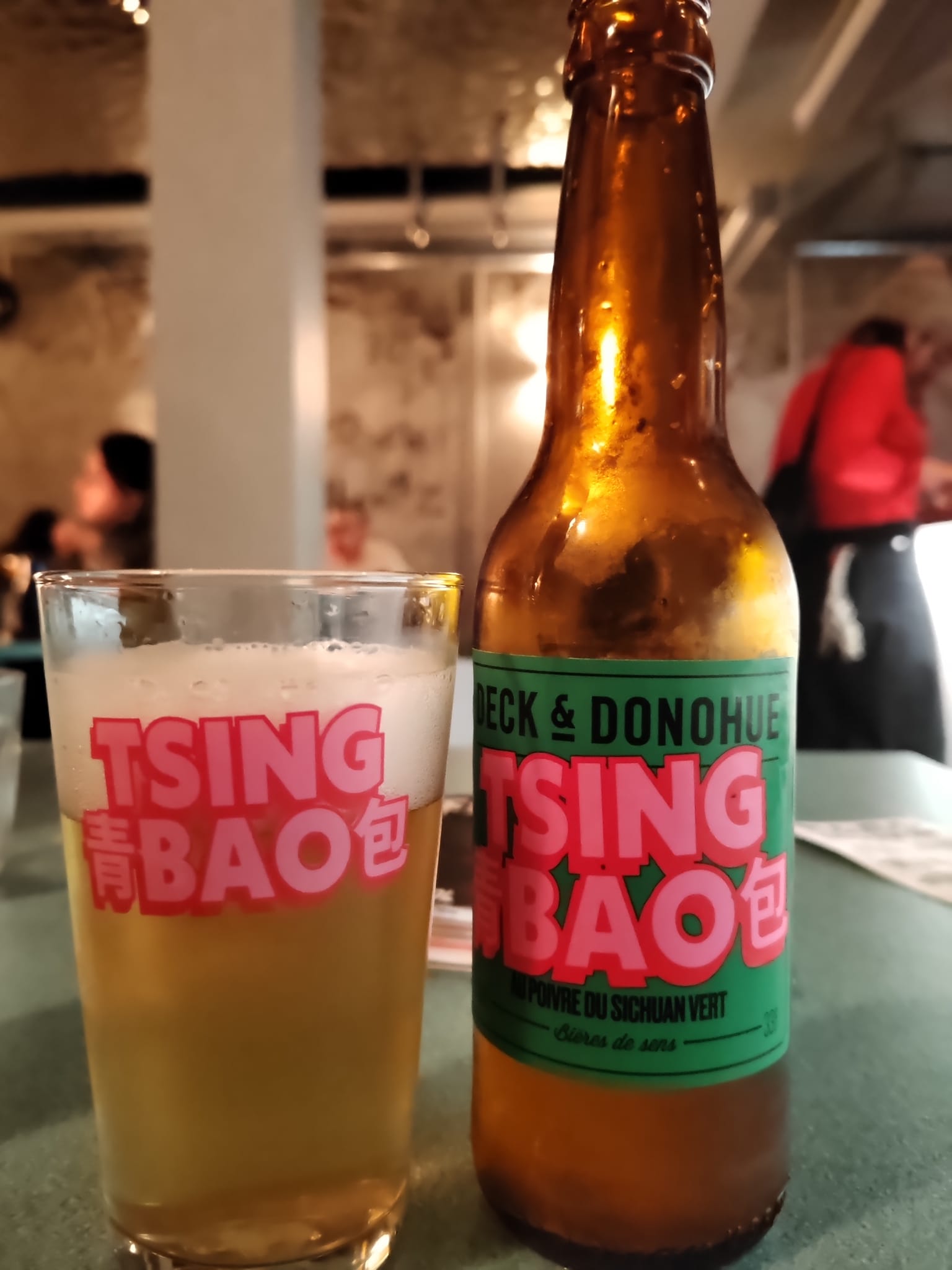 Bière Tsing Bao Deck & Donohue