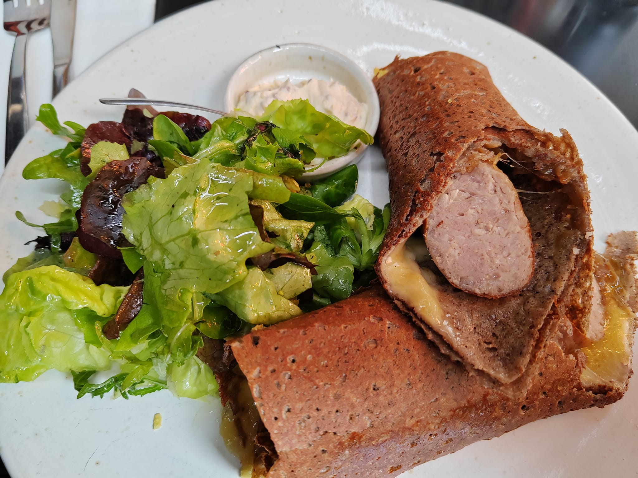 Breizh Cafe Passy - Hot-dog breton